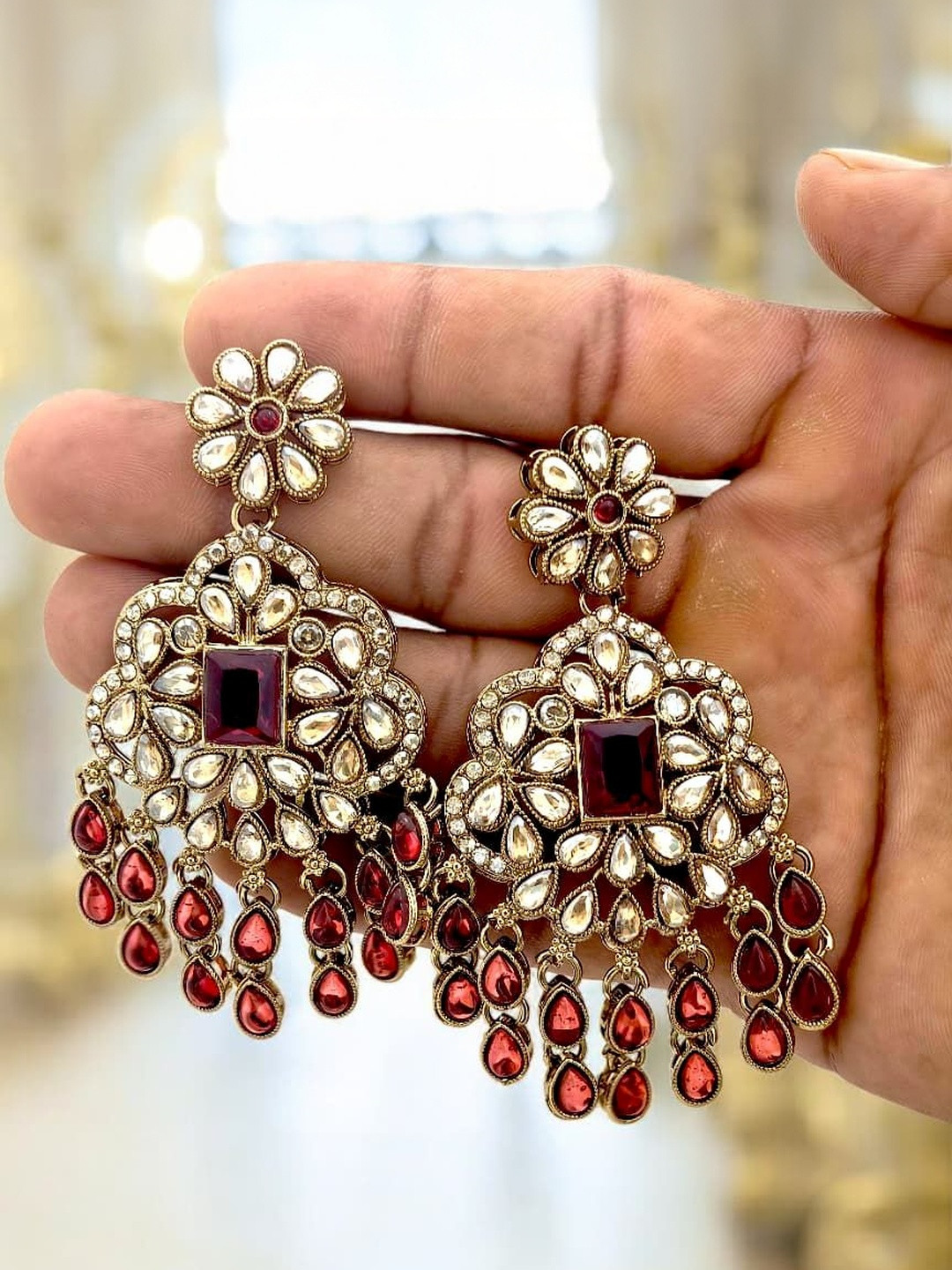 BFC - BUY FOR CHANGE Floral Drop Earrings