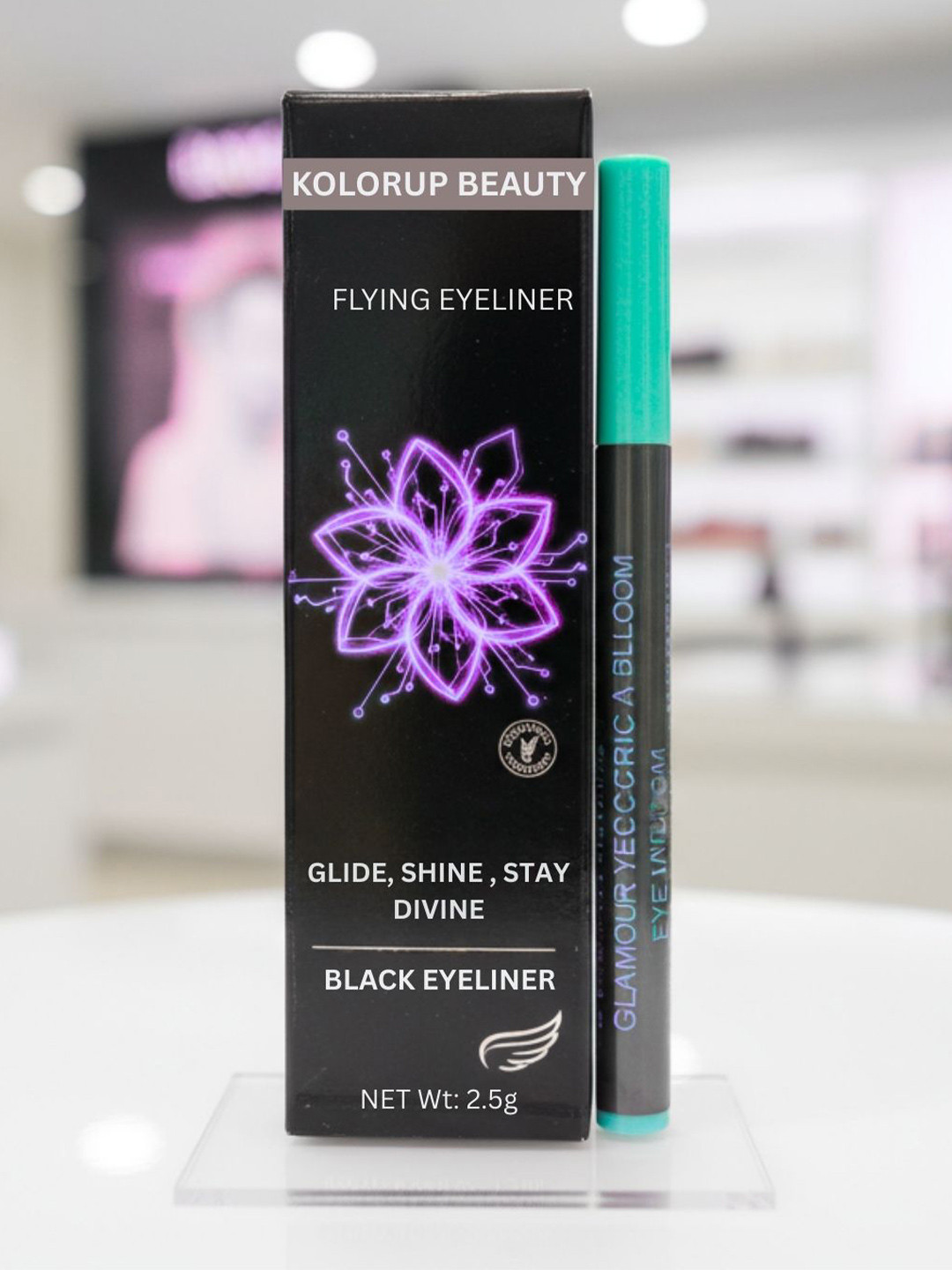 KOLORUP BEAUTY Highly Pigmented Flying Eyeliner - 2.5 g - Jet Black