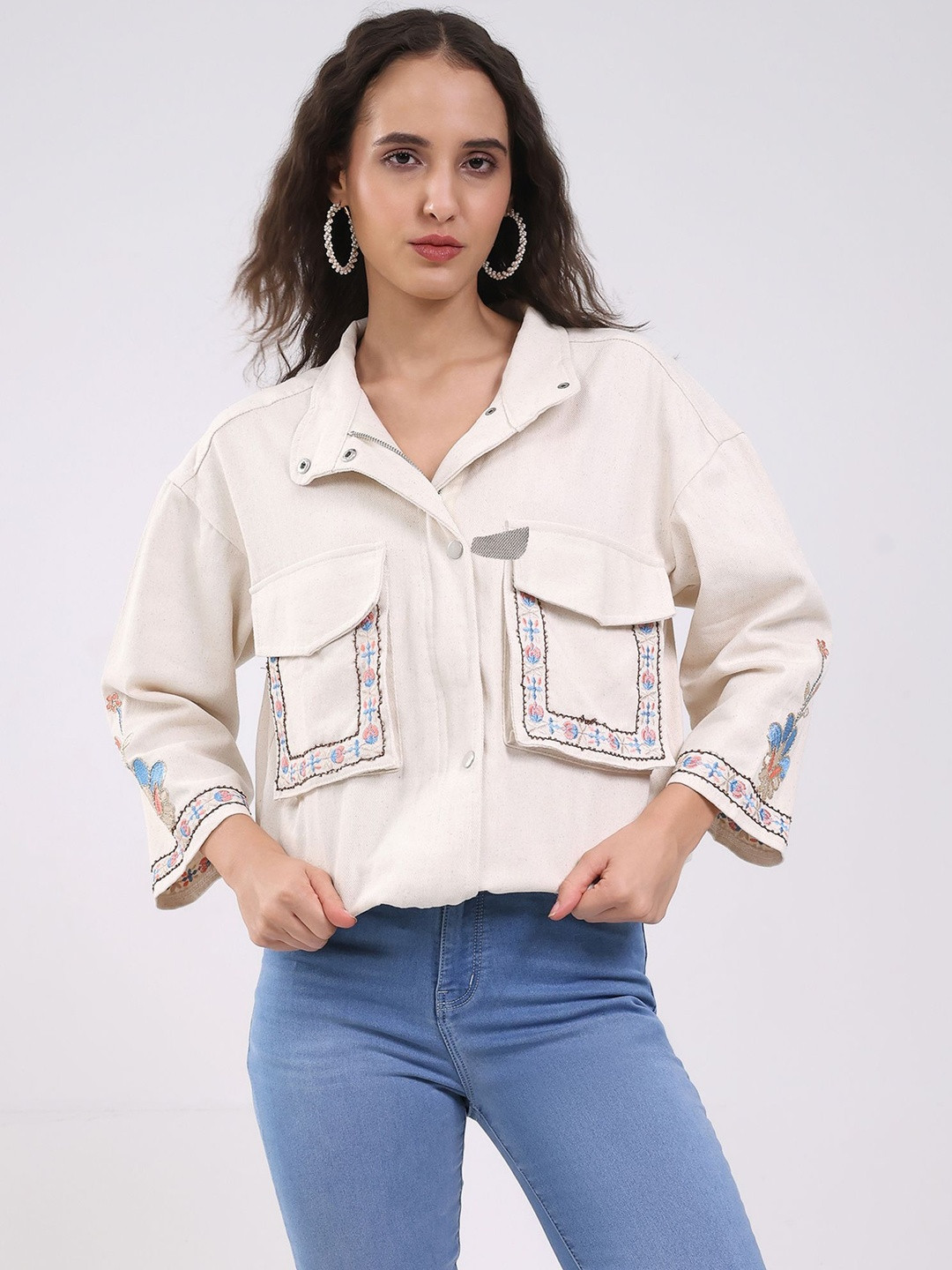 Global Republic Embroidered Cotton Shackets