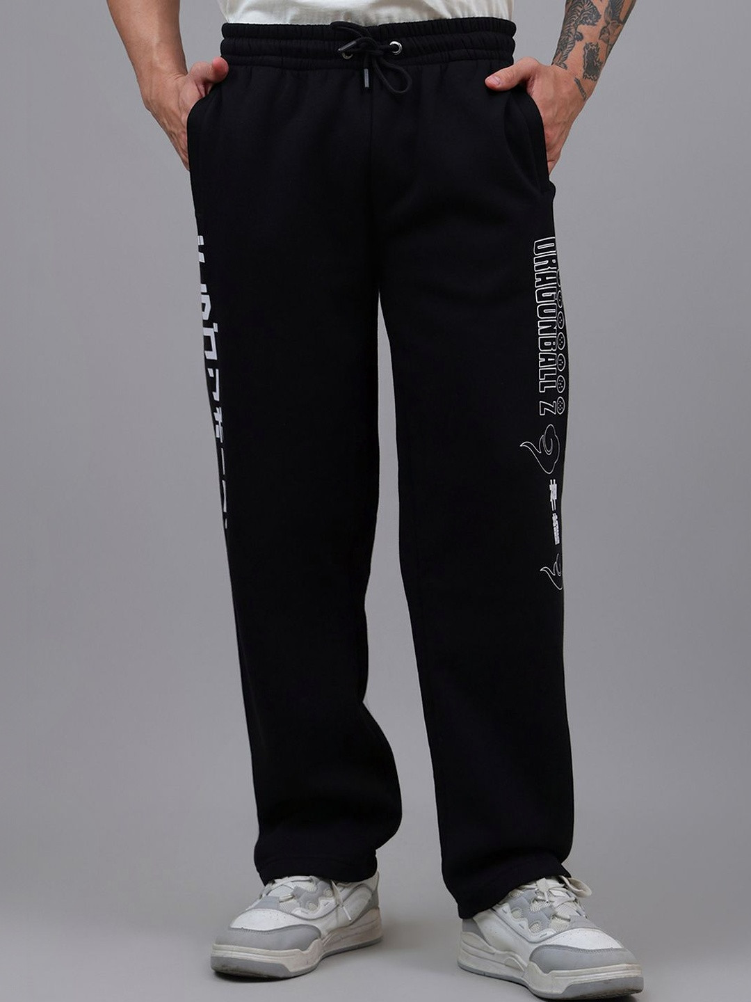 Free Authority Men Dragon Ball Z Printed Drawstring Track Pants