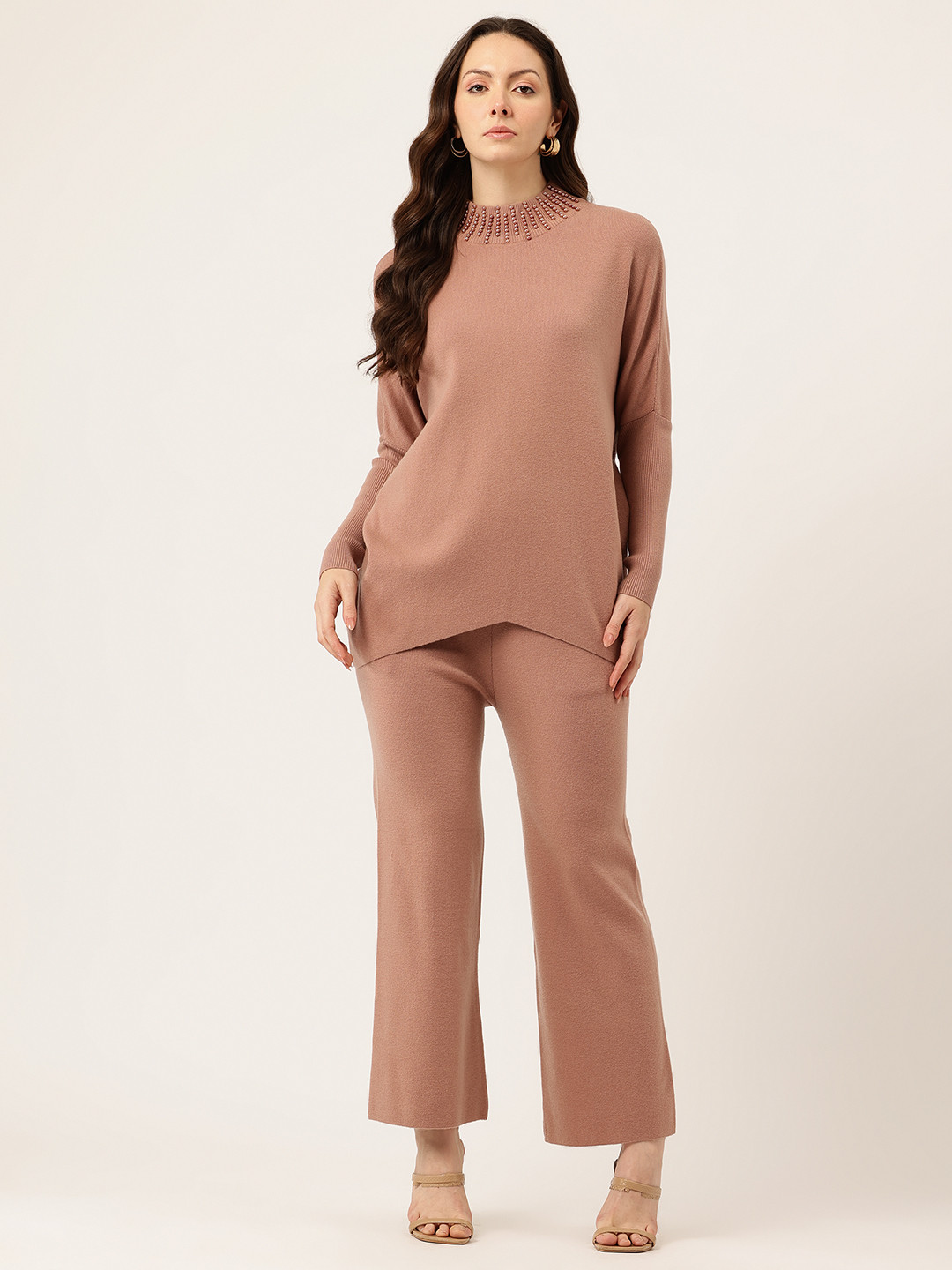 APSLEY Embellished Detail Knitted Co-Ord Set
