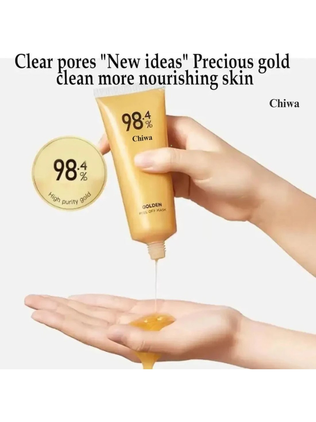 CHIWA Set Of 2 Golden Peel Off Mask - 120 ml Each