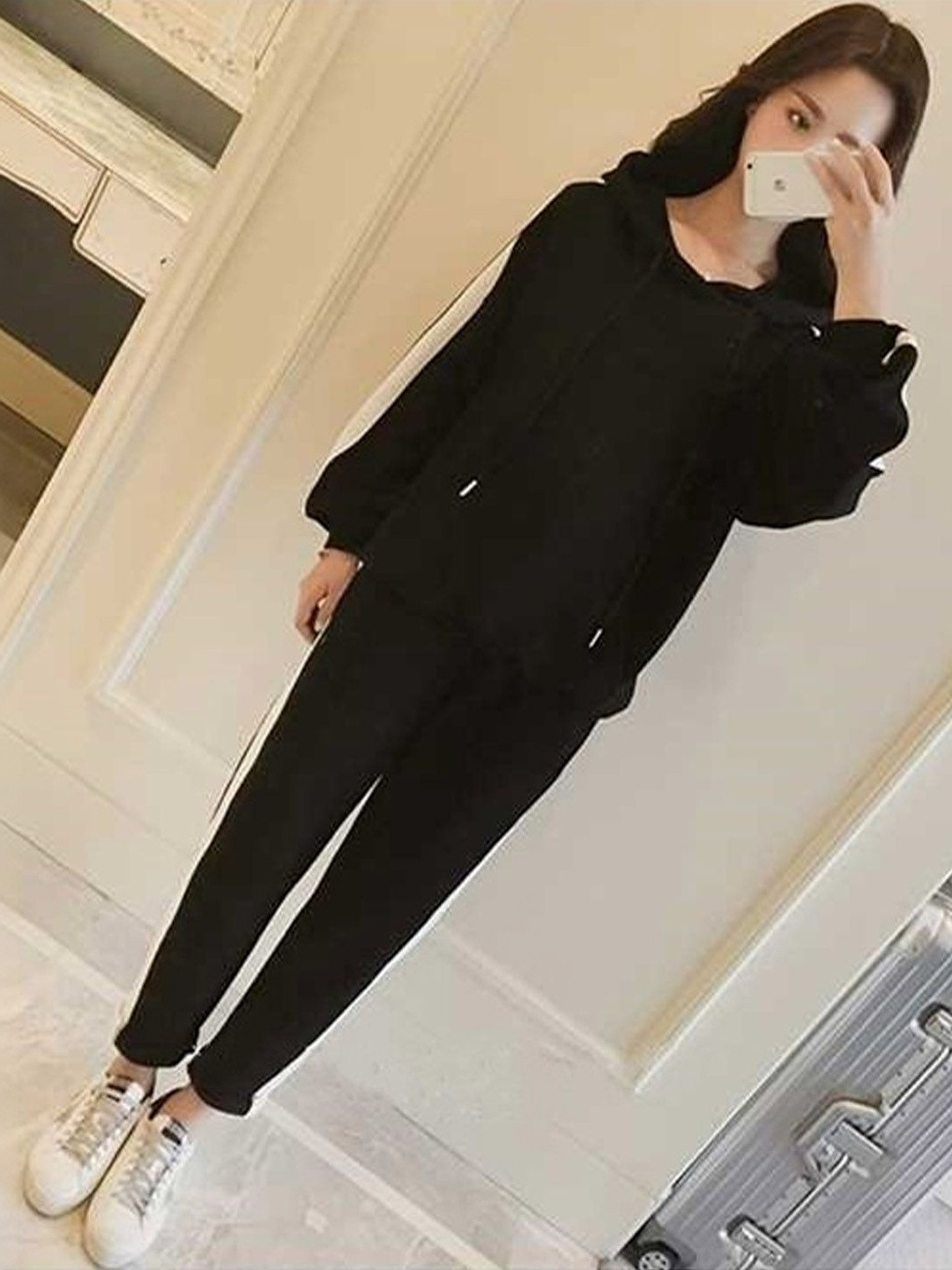 StyleCast Women Round Neck & Long Sleeves Sweatshirt With Trouser Co-Ords