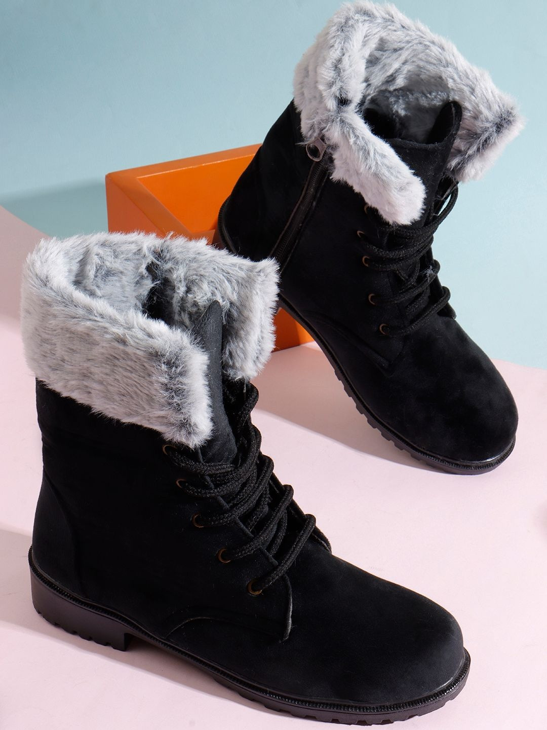 Denill Women Round Toe Winter Boots