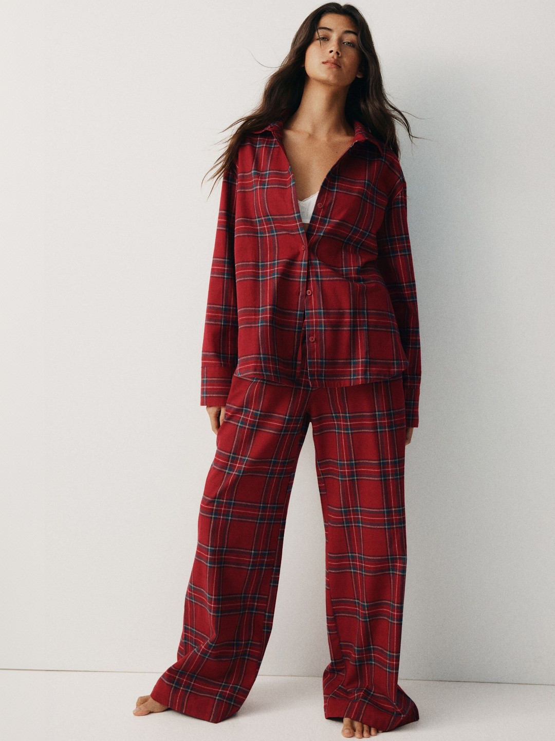 H&M Cotton Flannel Pyjamas