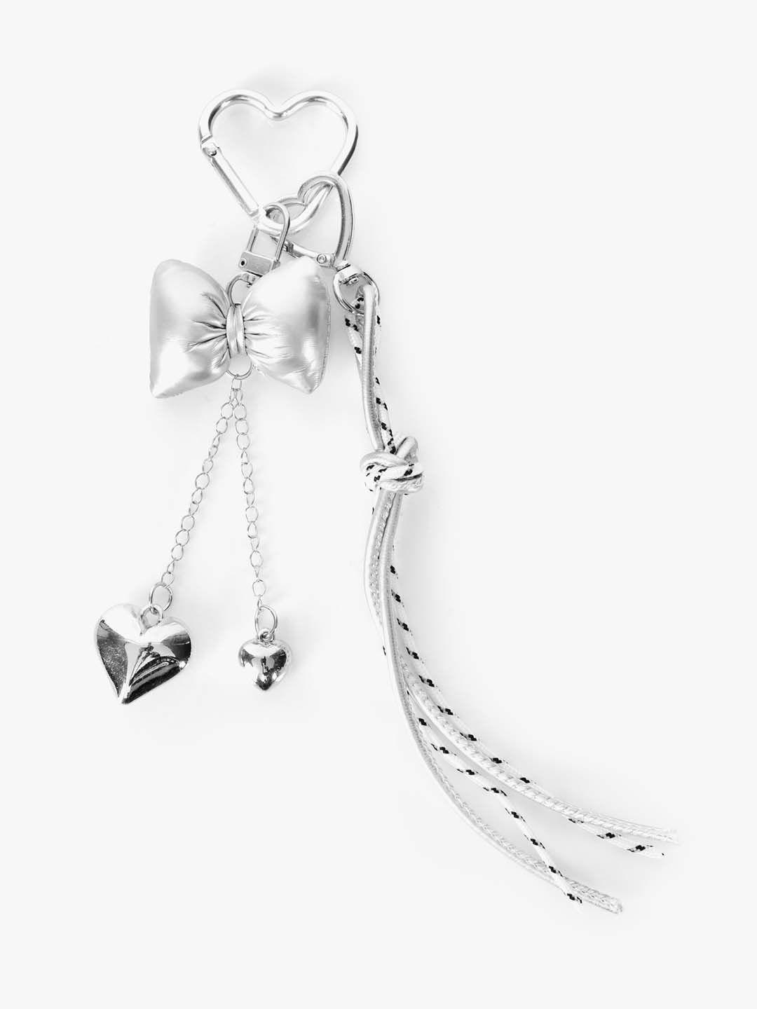 Kazo Ovrin Bow & Heart Bag Charm