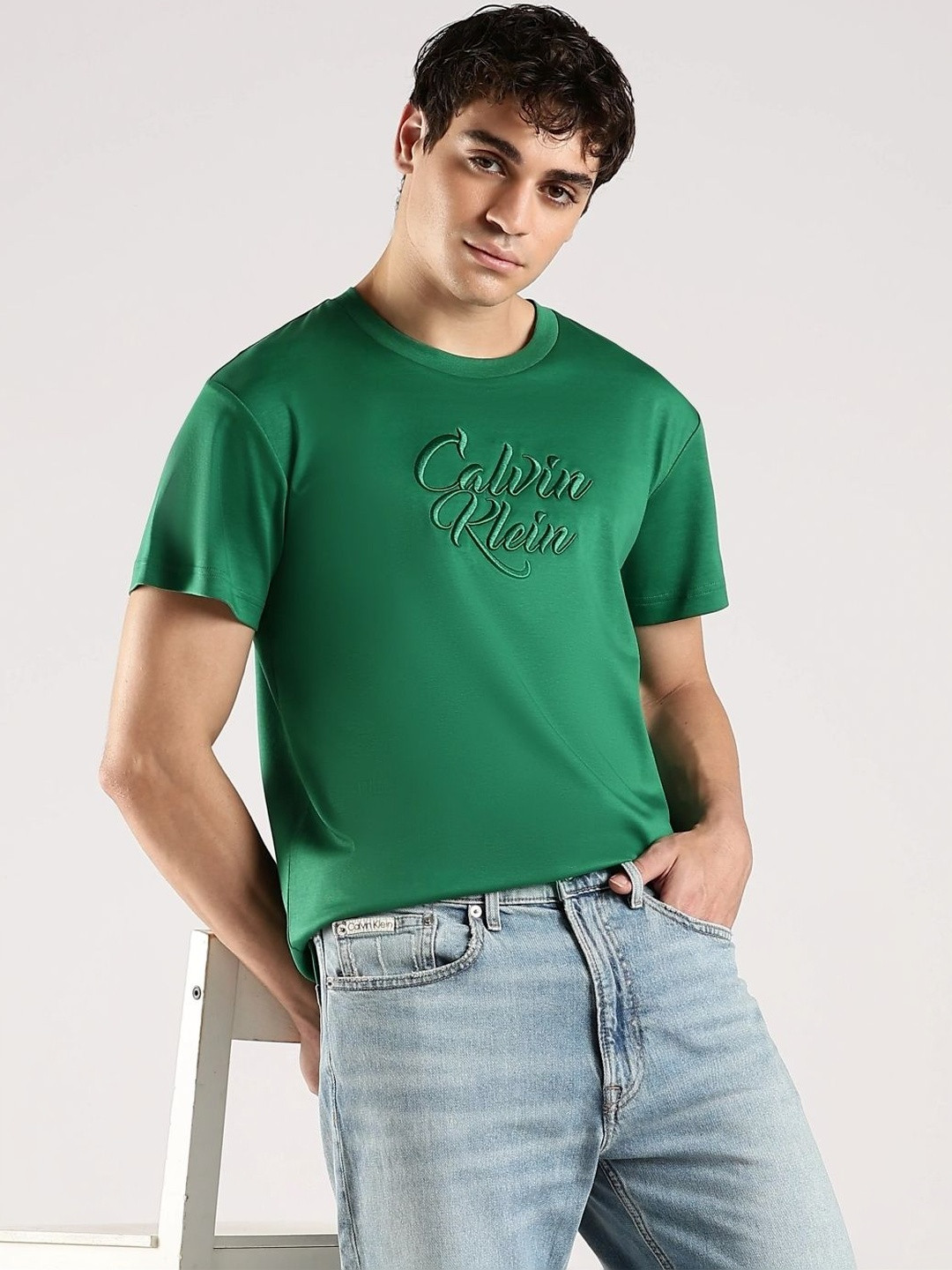 Calvin Klein Jeans Men Typography Printed T-shirt