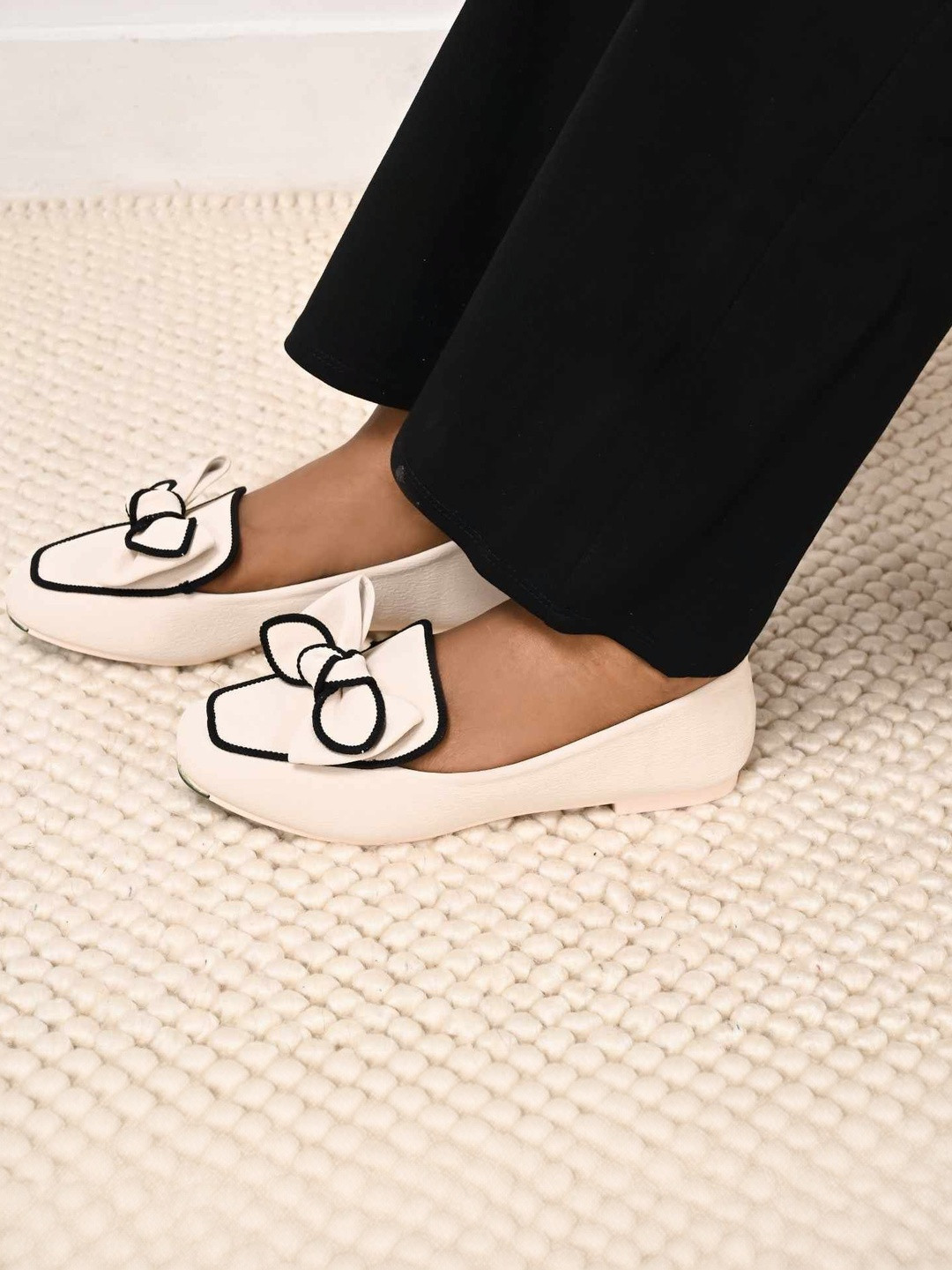 San Marino by Shoe Bank Block Mules with Bows