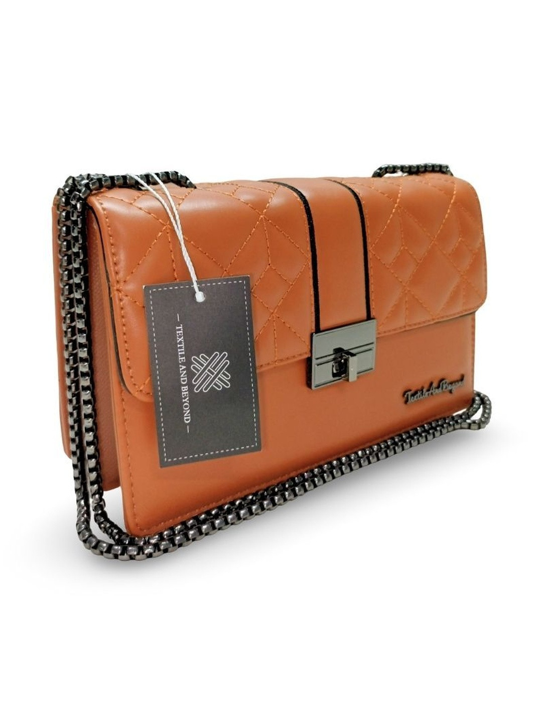 Textile and Beyond PU Sling Bag with Quilted