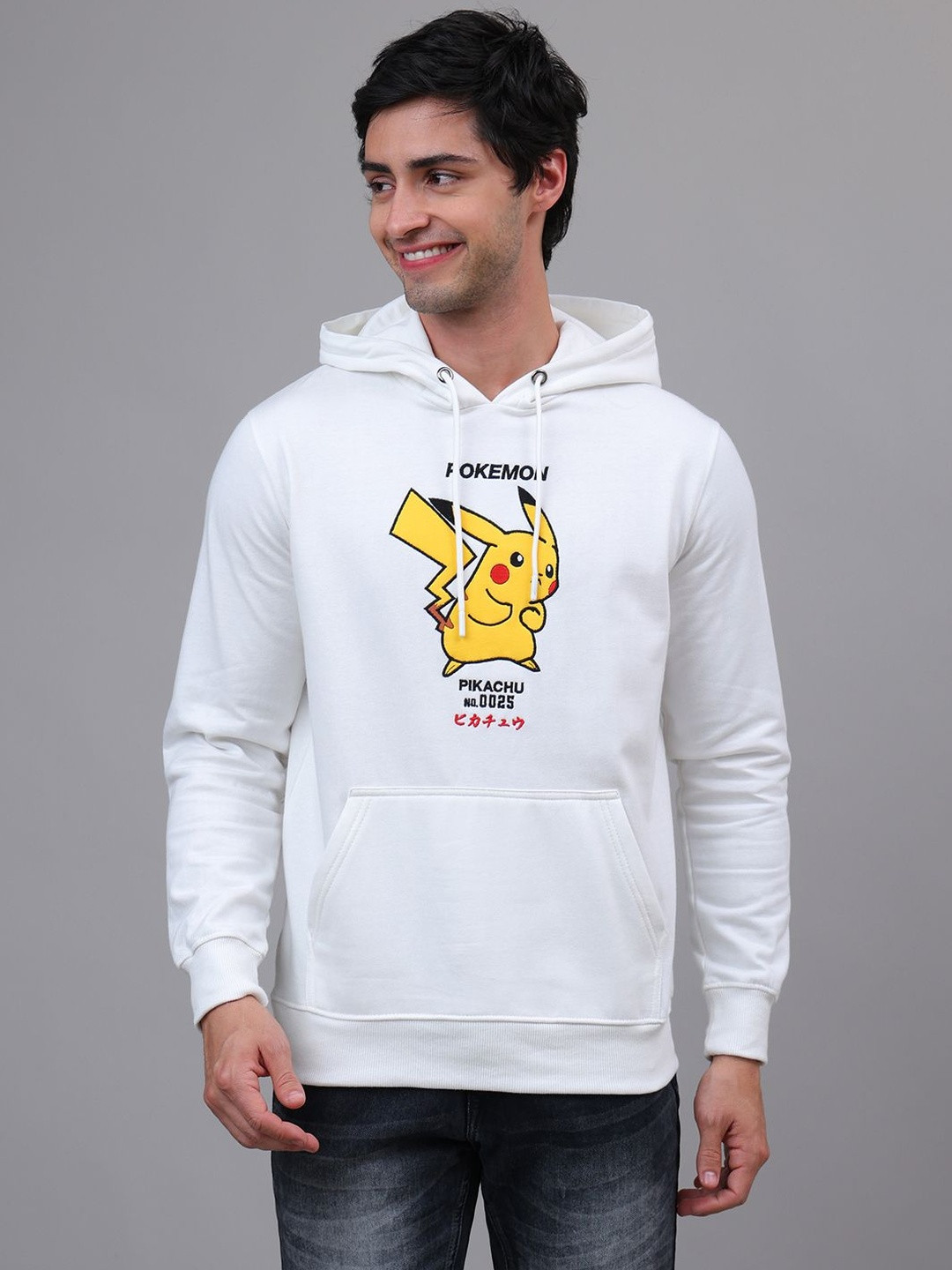 Free Authority Pokemon Printed Hooded Sweatshirts