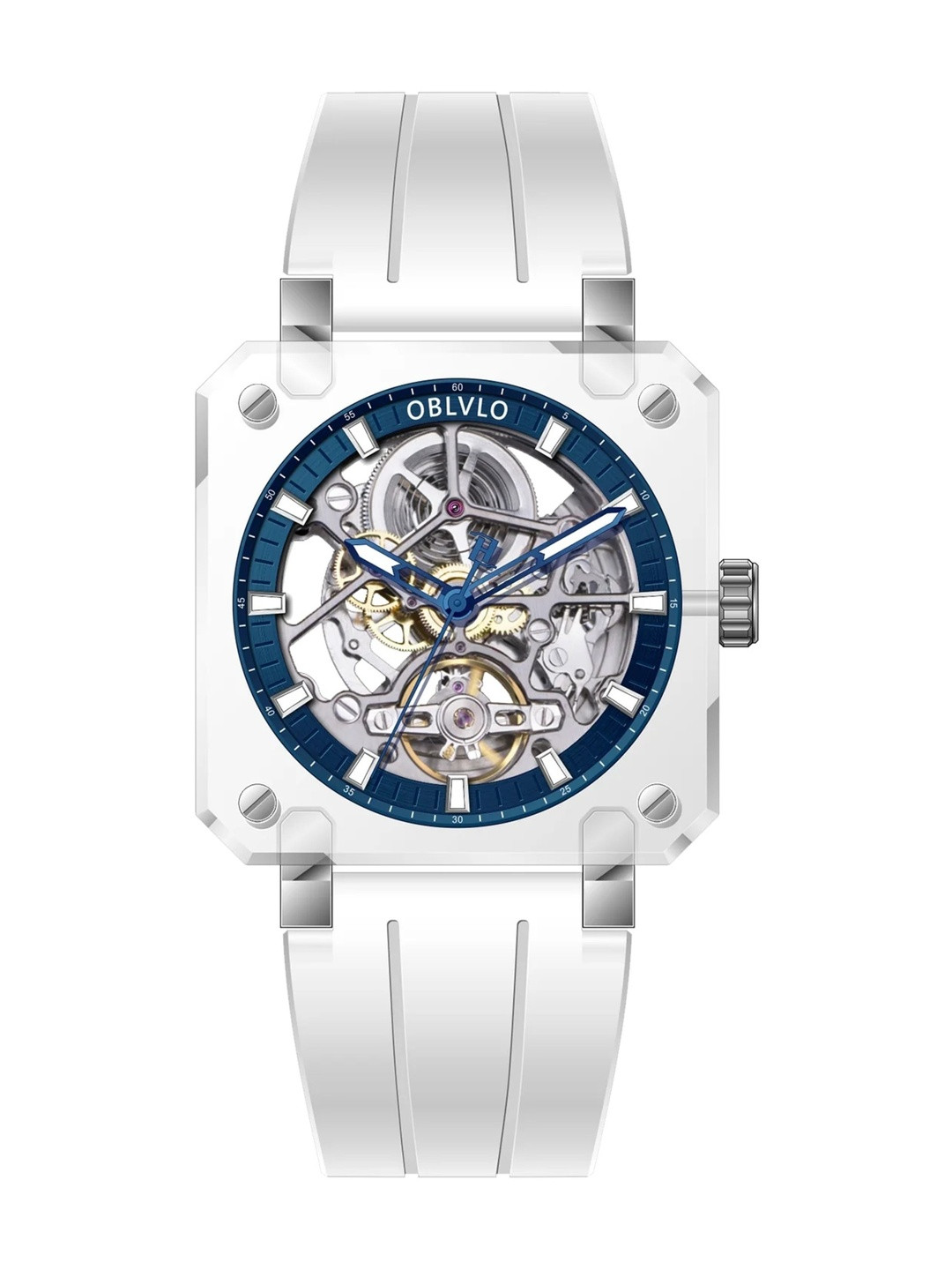 oblvlo Men Dial & Straps Analogue Multi Function Automatic Motion Powered Watch BRM-ILWR