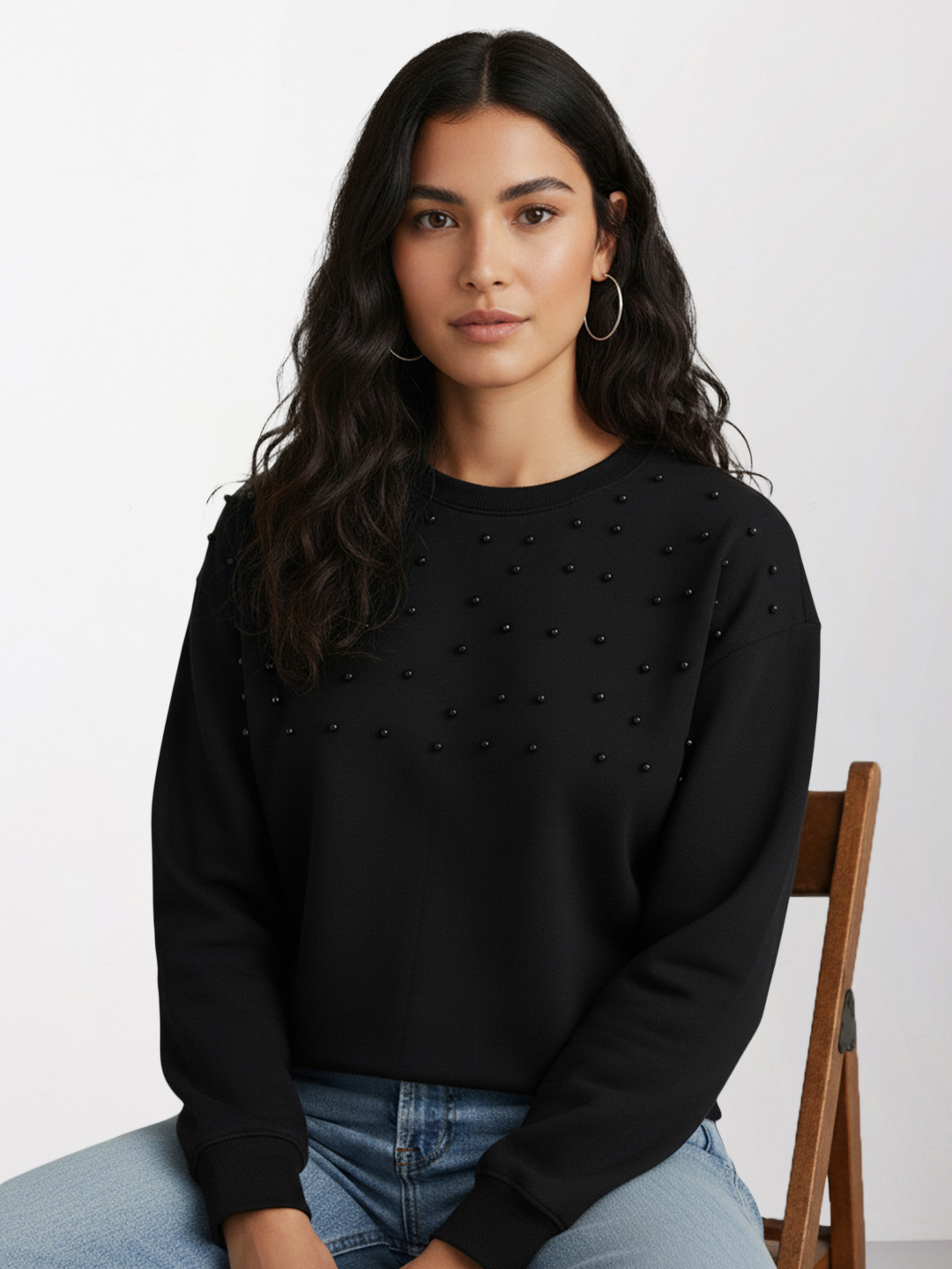 Mast & Harbour Embellished Sweatshirt