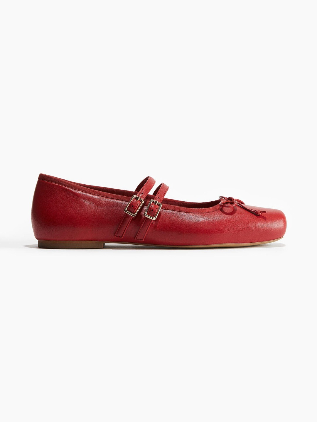 H&M Leather Ballet pumps
