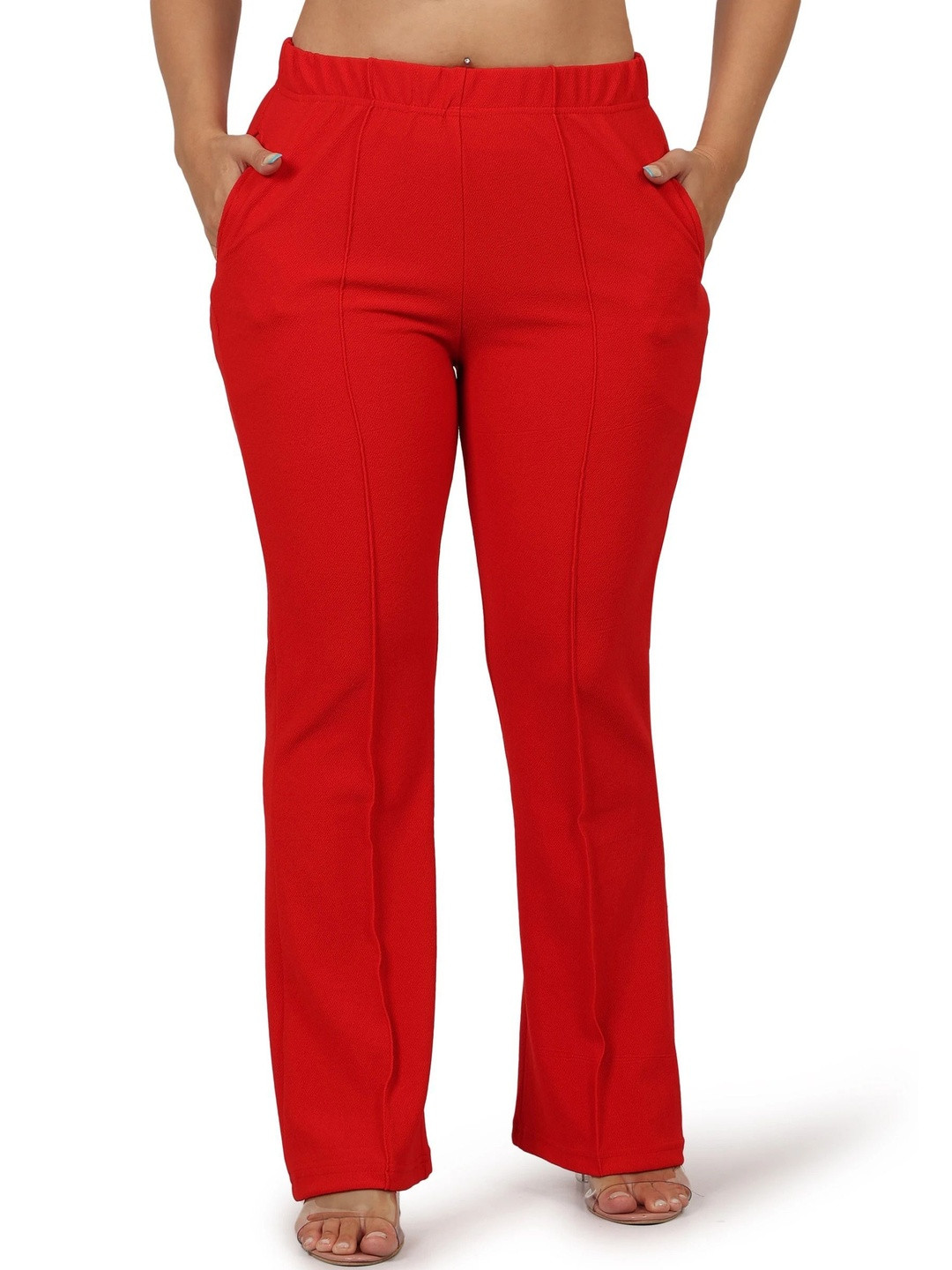 KANNA FABRIC Women Pleated Trousers