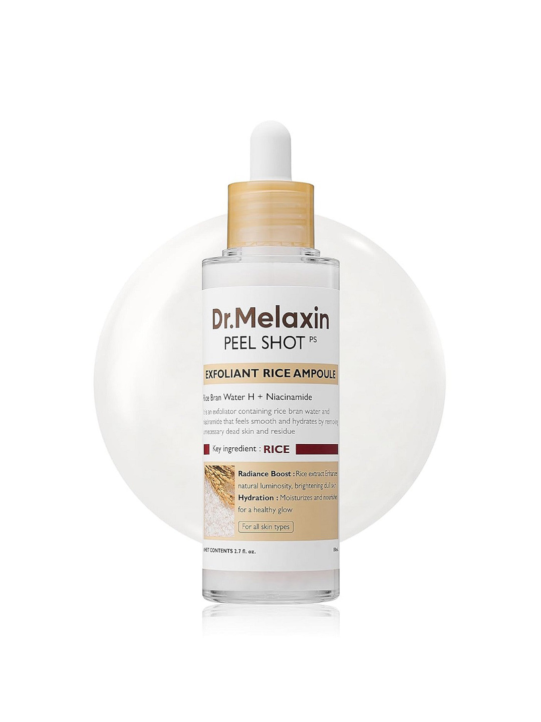 Dr.Melaxin Exfoliant Rice Ampoule Peel Shot - 80 ml