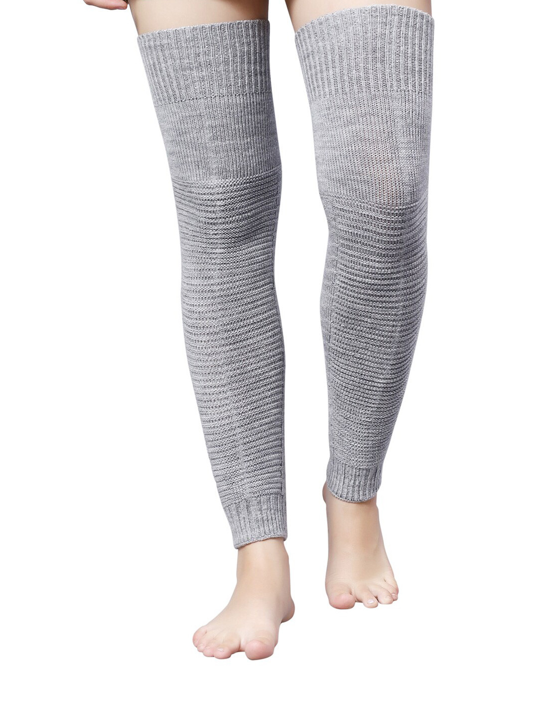 Bharatasya Women Knitted Acrylic Leg Warmers