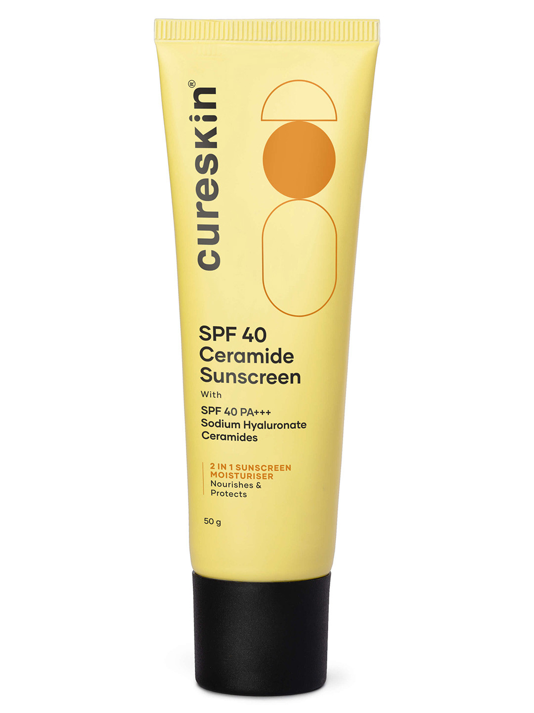 Cureskin SPF 40 Ceramide Sunscreen with Hyaluronic Acid - 50 g