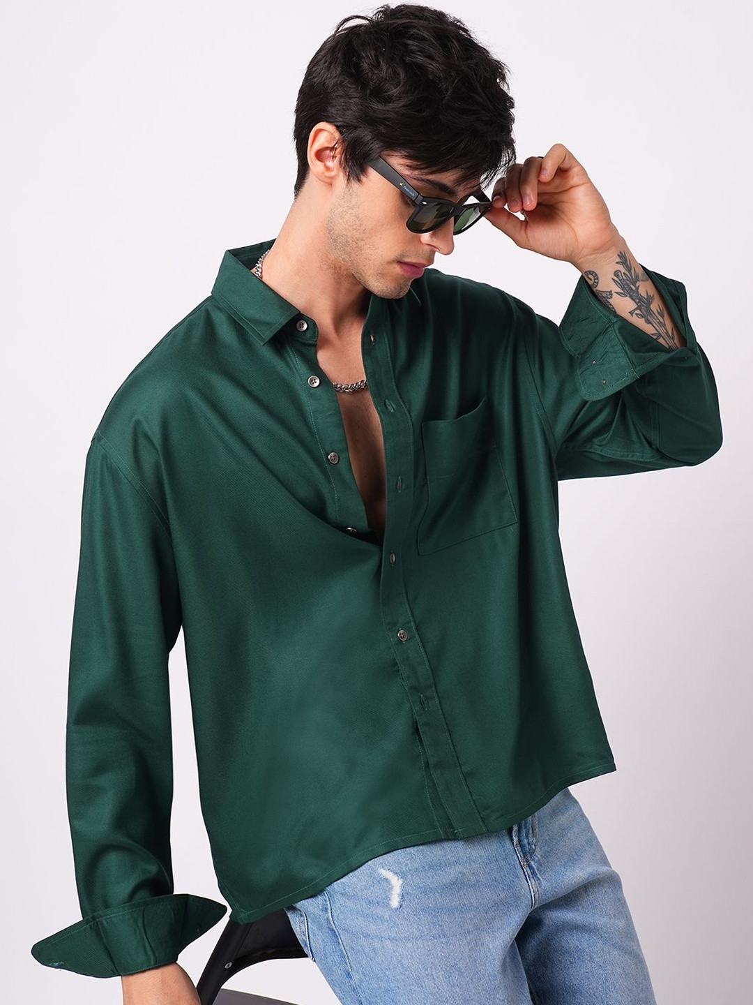 VASTRADO Men Classic Boxy Casual Shirt
