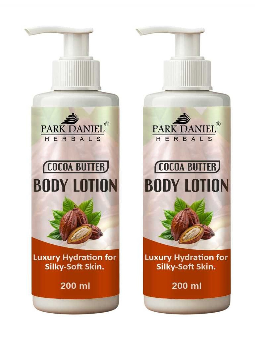 Park Daniel Set Of 2 Cocoa Butter Body Lotion- 200 ml Each