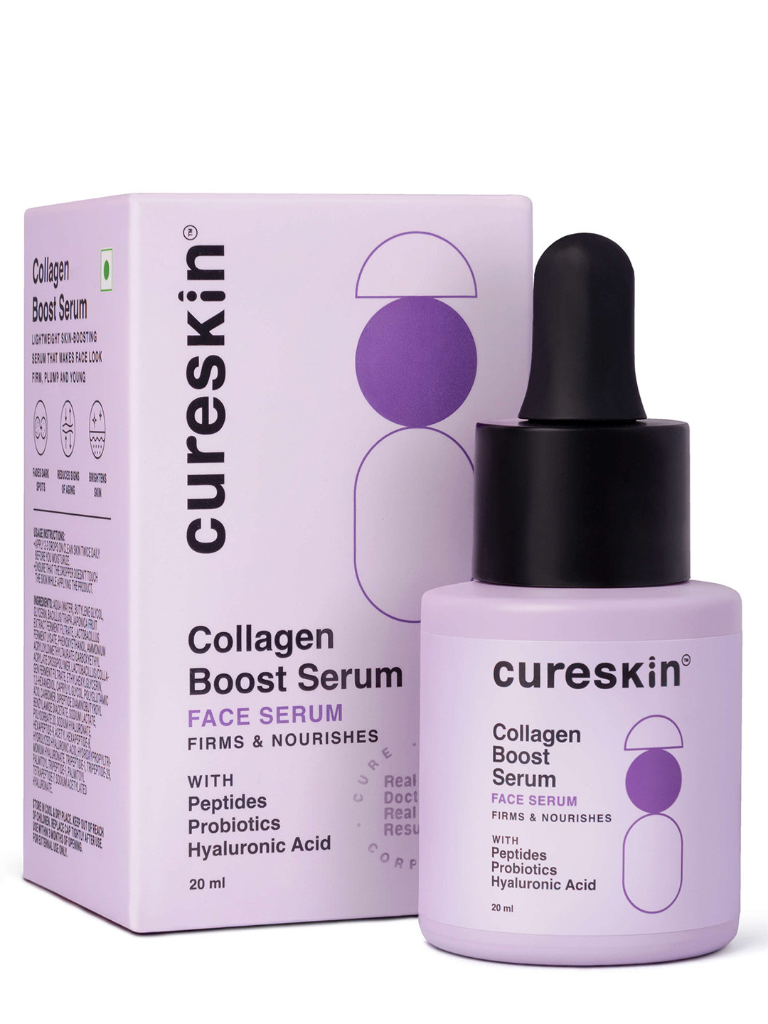 Cureskin Collagen Boost Serum Plumps & Repairs - 20ml