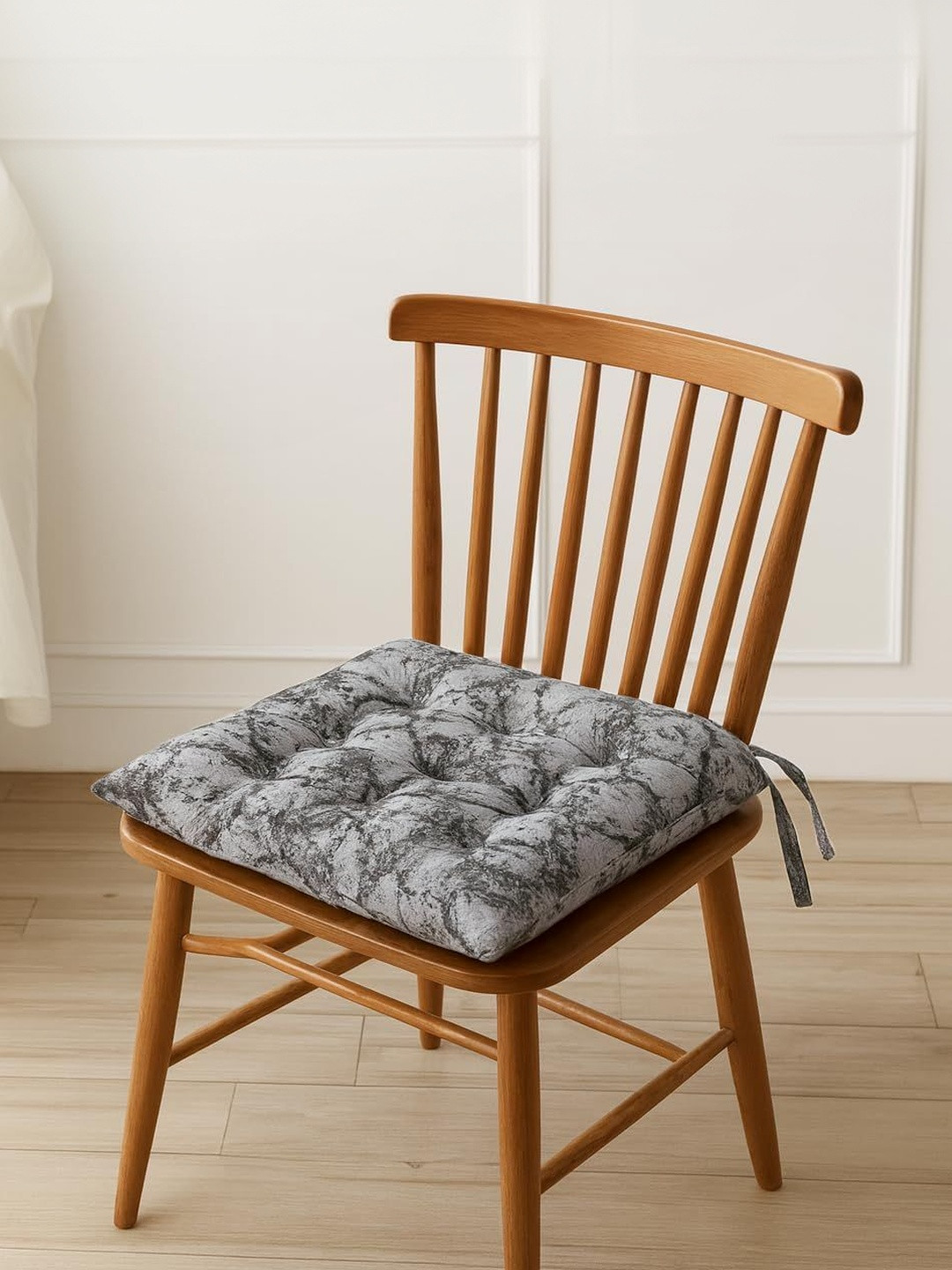 LUXEHOME INTERNATIONAL Set Of 6 Printed Square Chair Pads