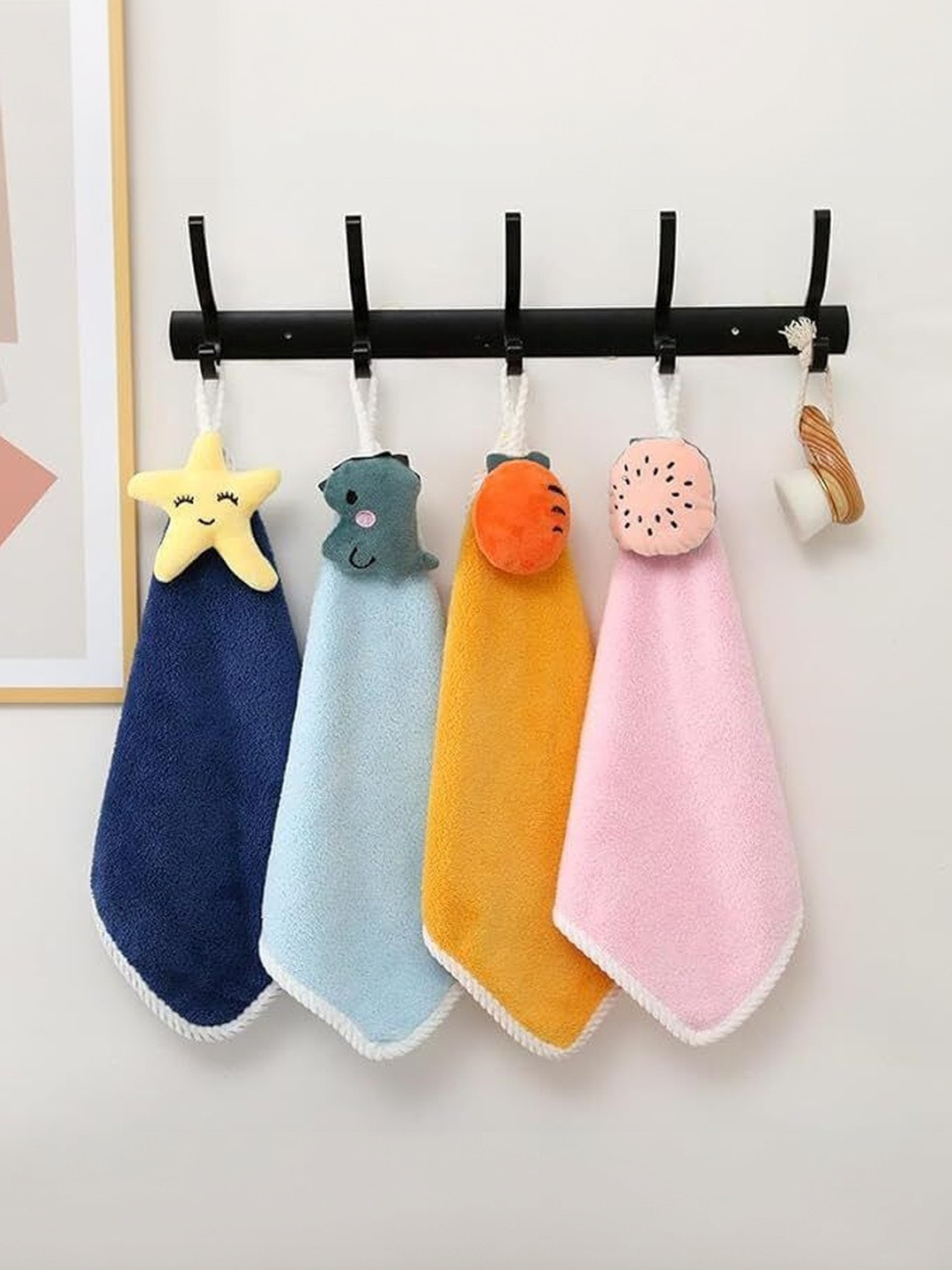 Reexplore Set Of 4 350 GSM Microfiber Hand Towels
