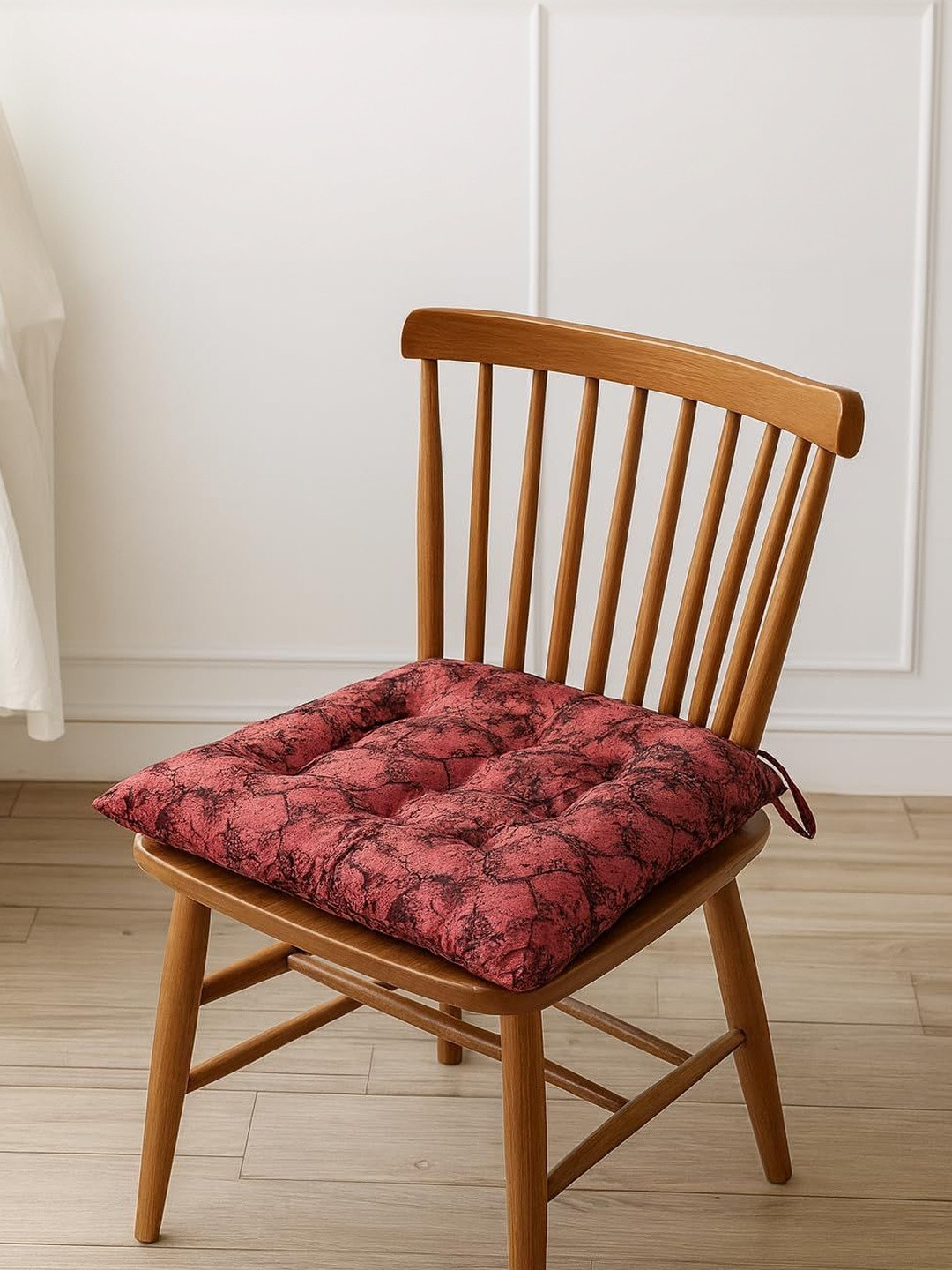 LUXEHOME INTERNATIONAL Printed Square Chair Pad