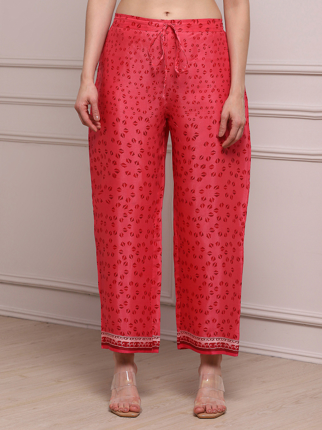 Biba Women Plus Size Printed Ethnic Palazzos