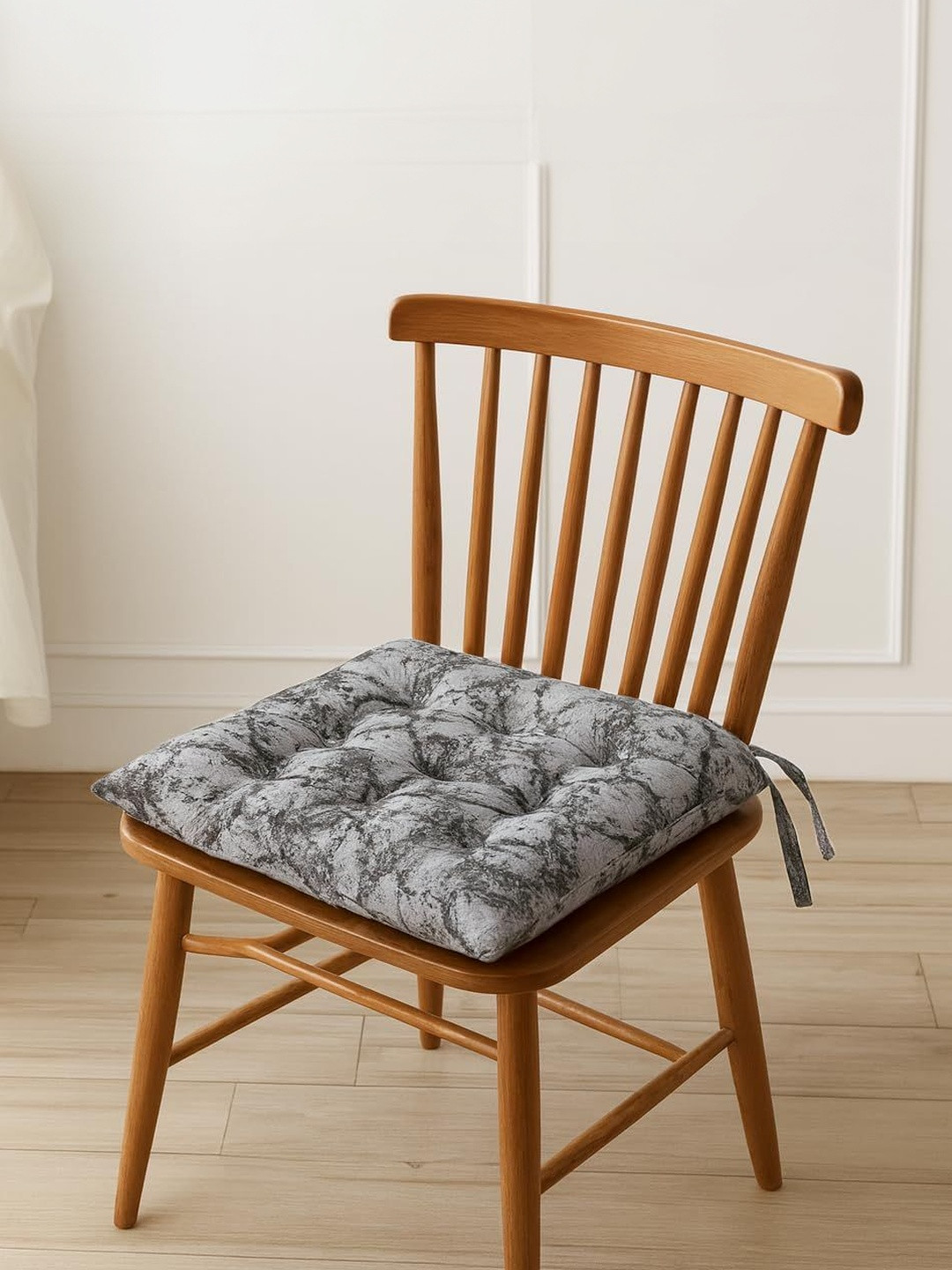 LUXEHOME INTERNATIONAL Printed Square Chair Pad