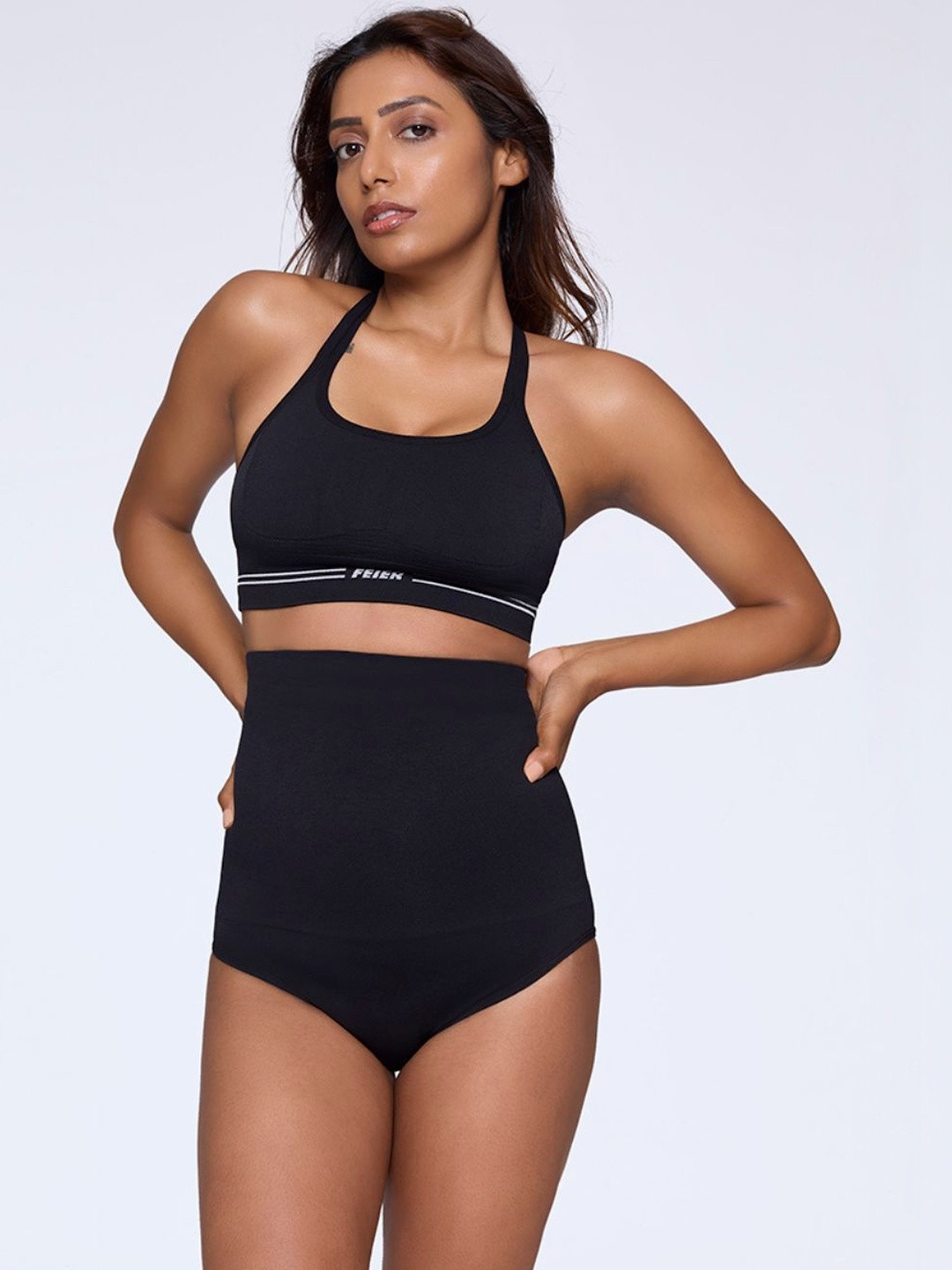 FEIER CoreControl Women High Rise Seamless Tummy Shapwear