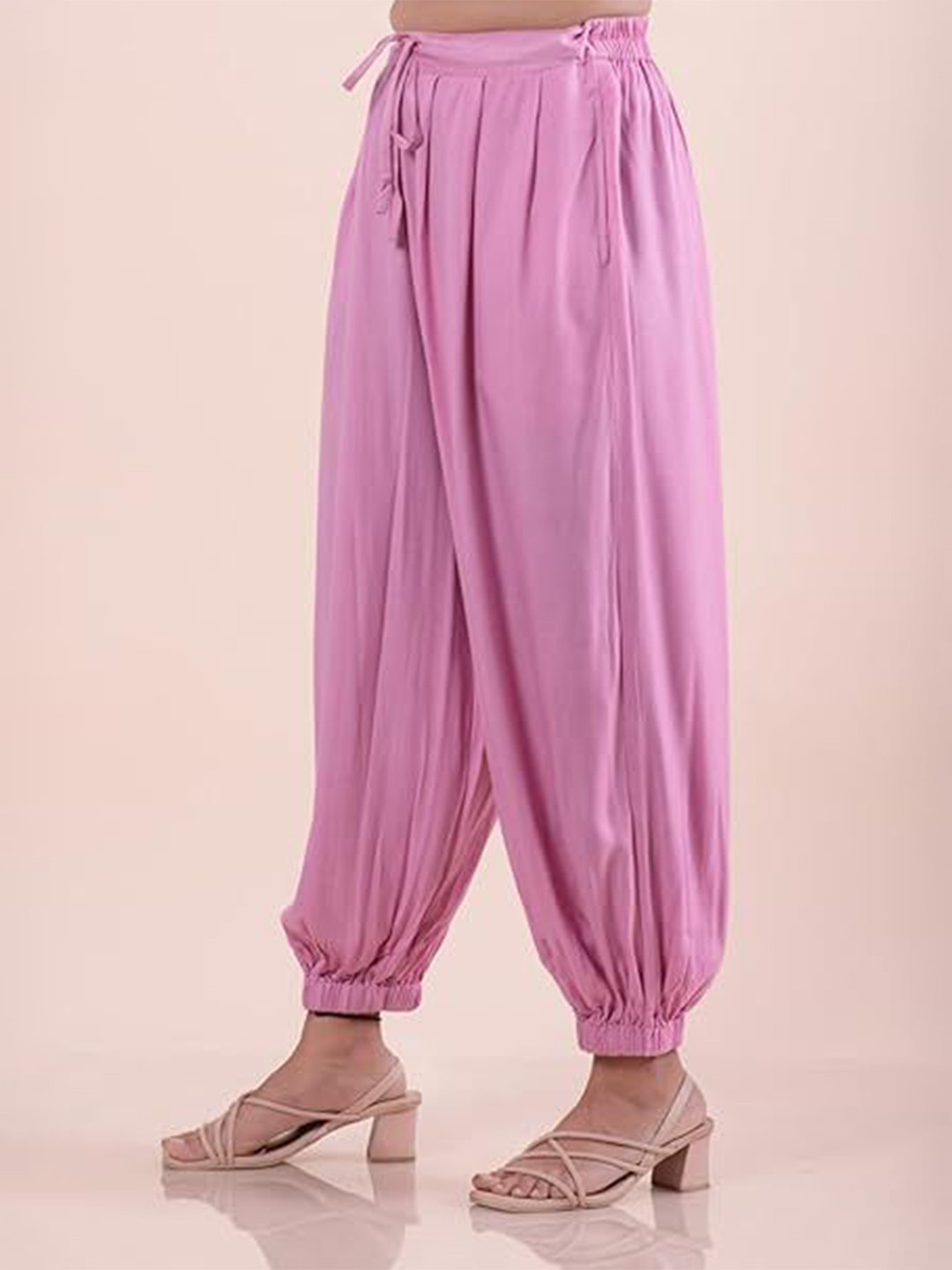PalloStyle Women Flared Knitted Palazzos