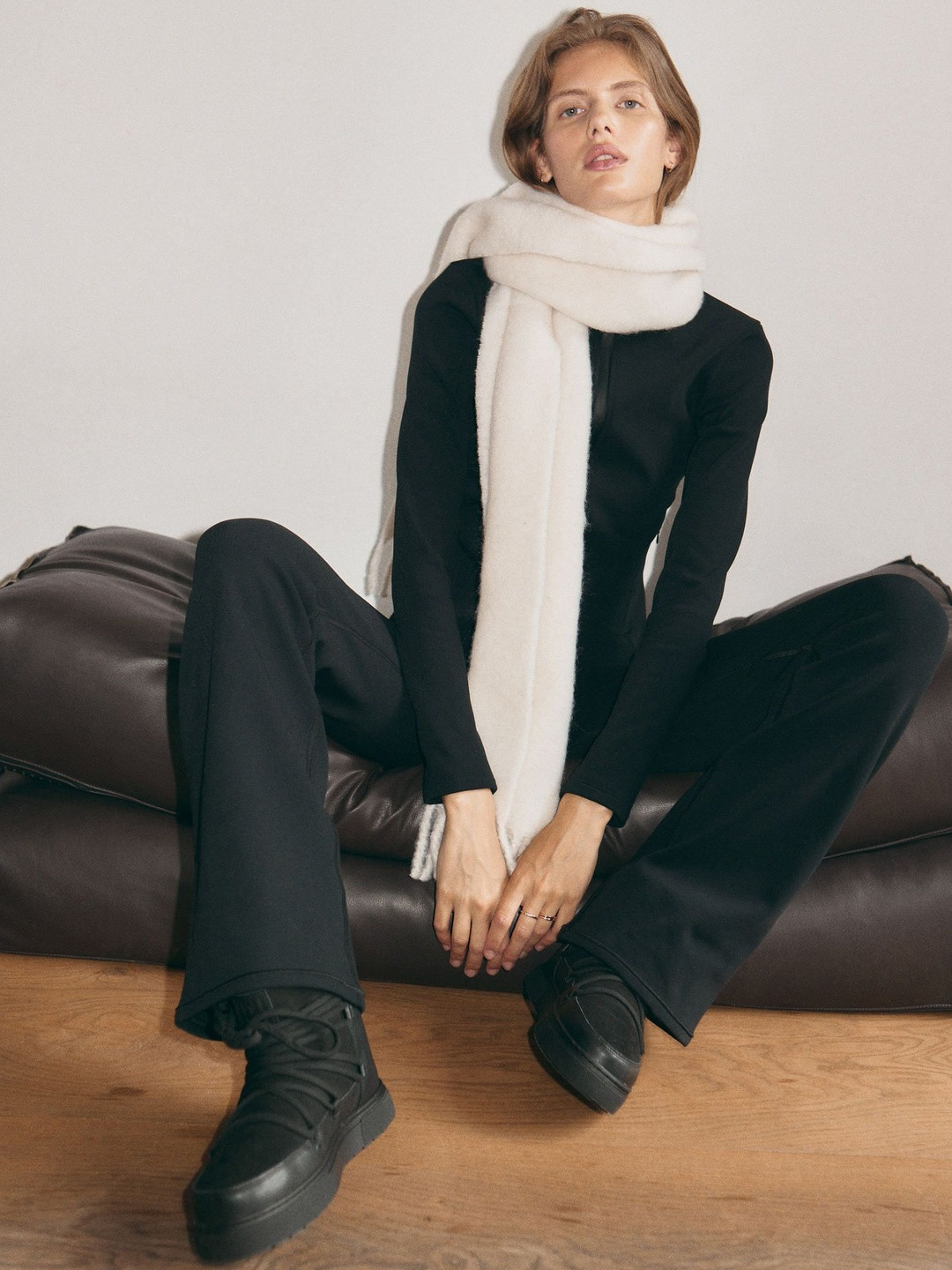 H&M Women Warming Flared Sports Leggings with Thermo Move