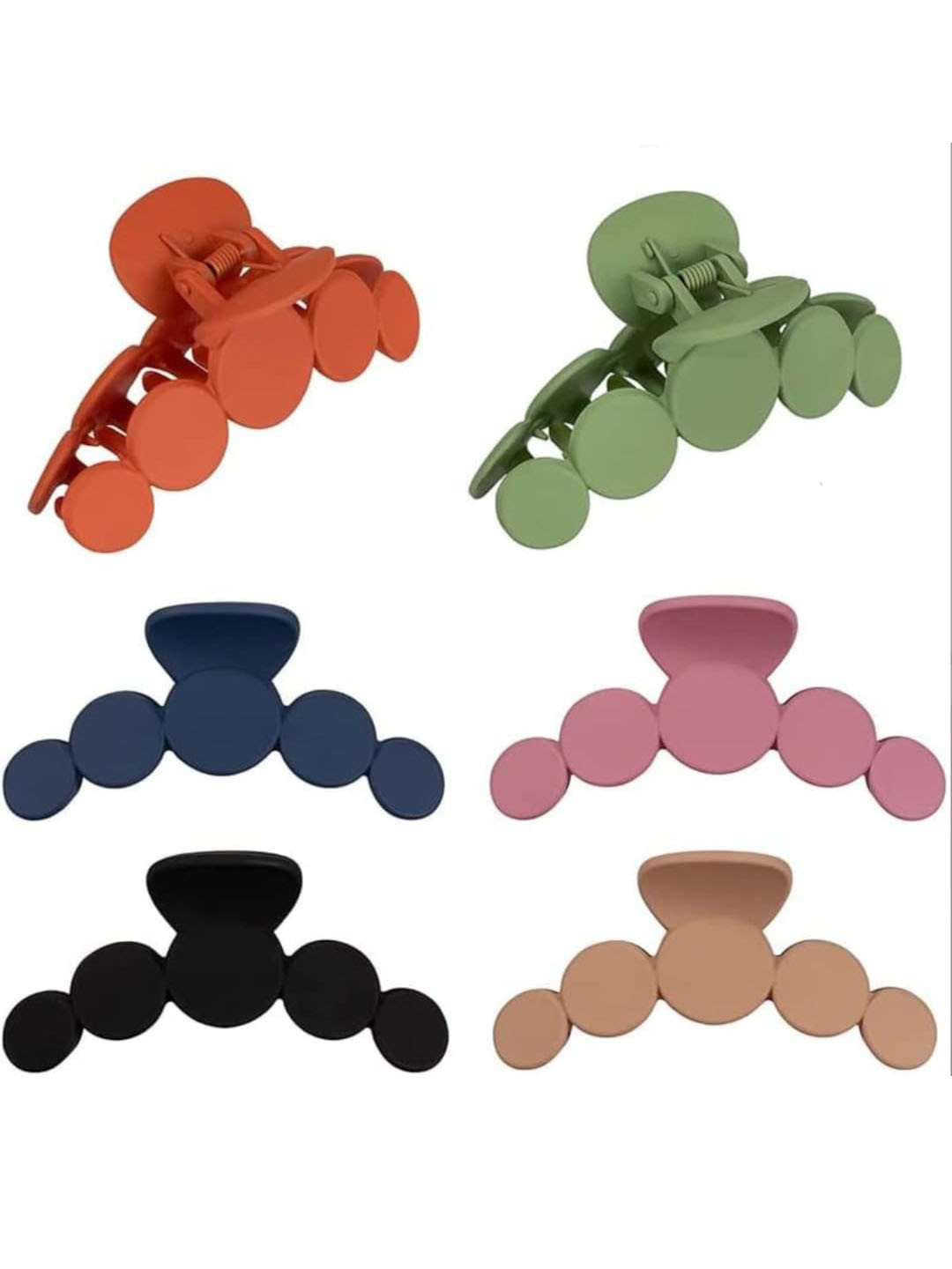 DOCTOR HEALTH SUPER SOFT Women Set of 6 Claw Clip