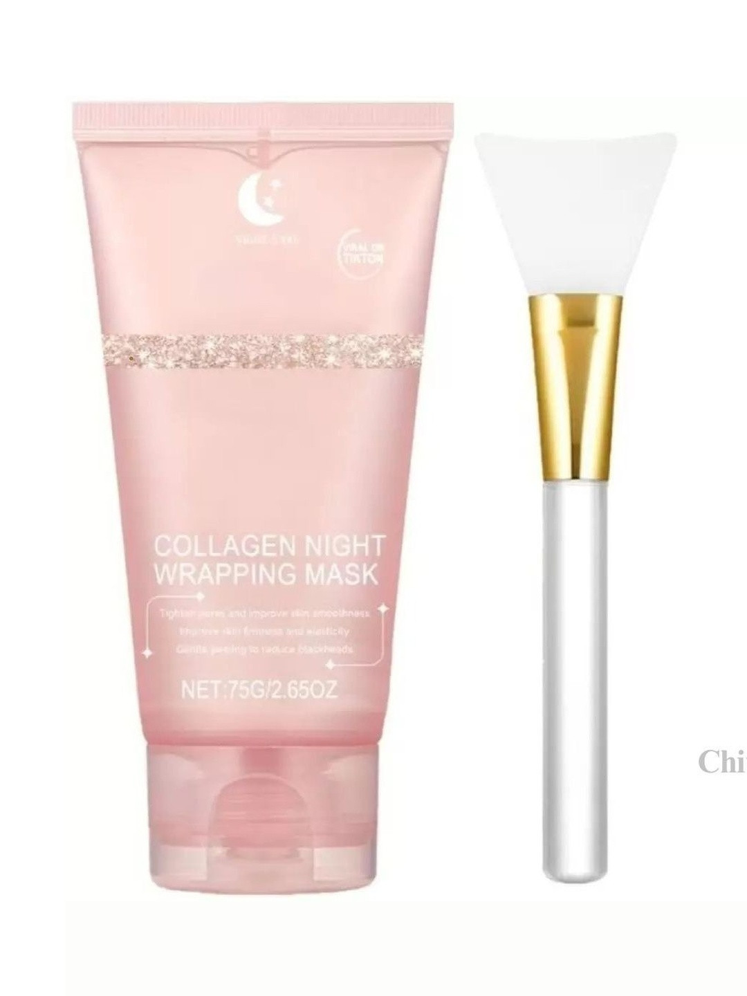 CHIWA Collagen Night Wrapping Mask - 75 ml With Brush