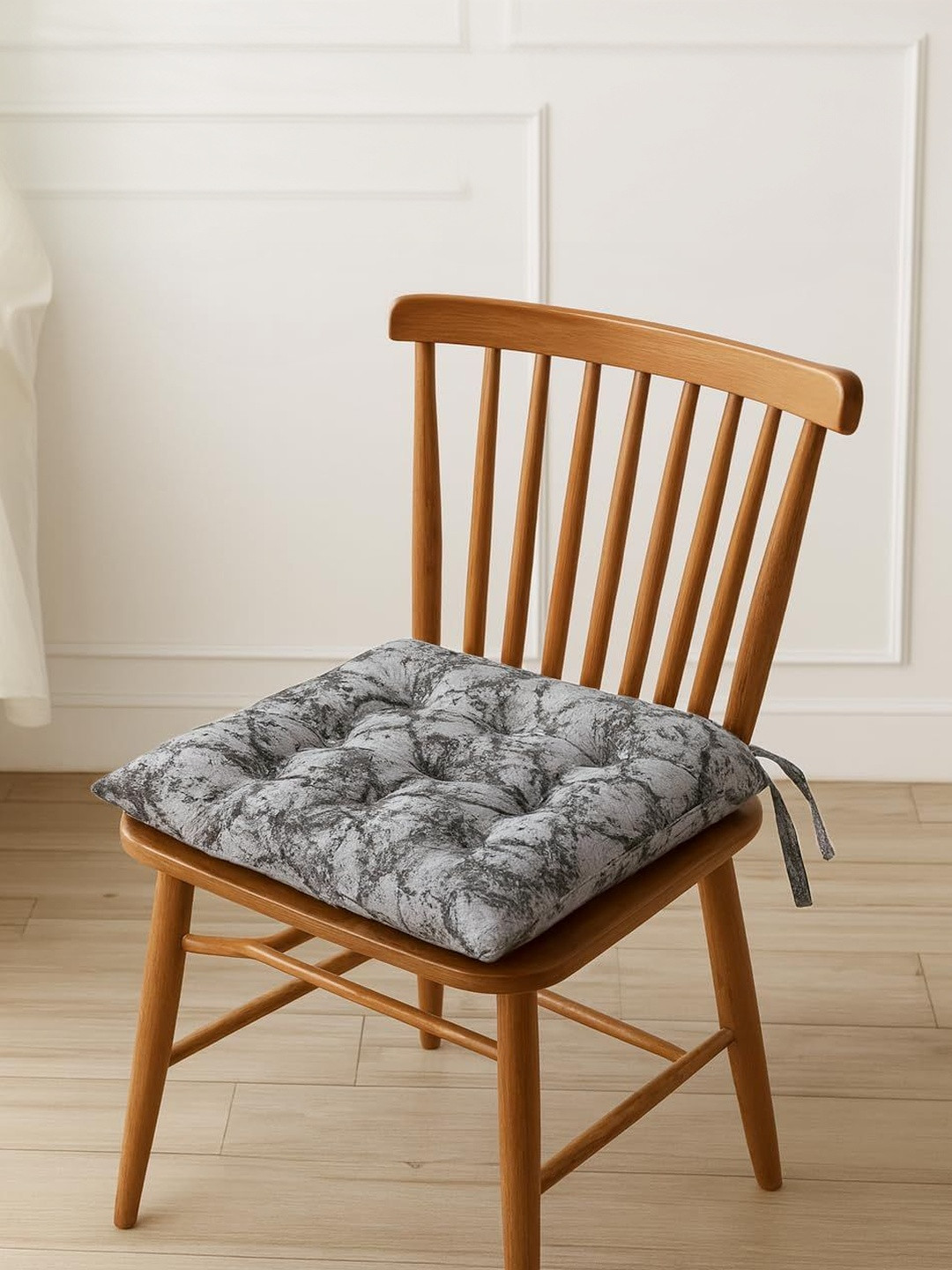 LUXEHOME INTERNATIONAL Set Of 2 Printed General Support Square Chair Pad