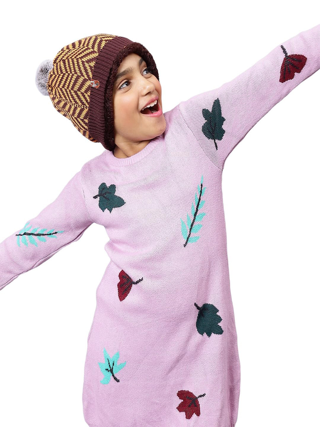 Bharatasya Kids Chevron Pattern Beanie