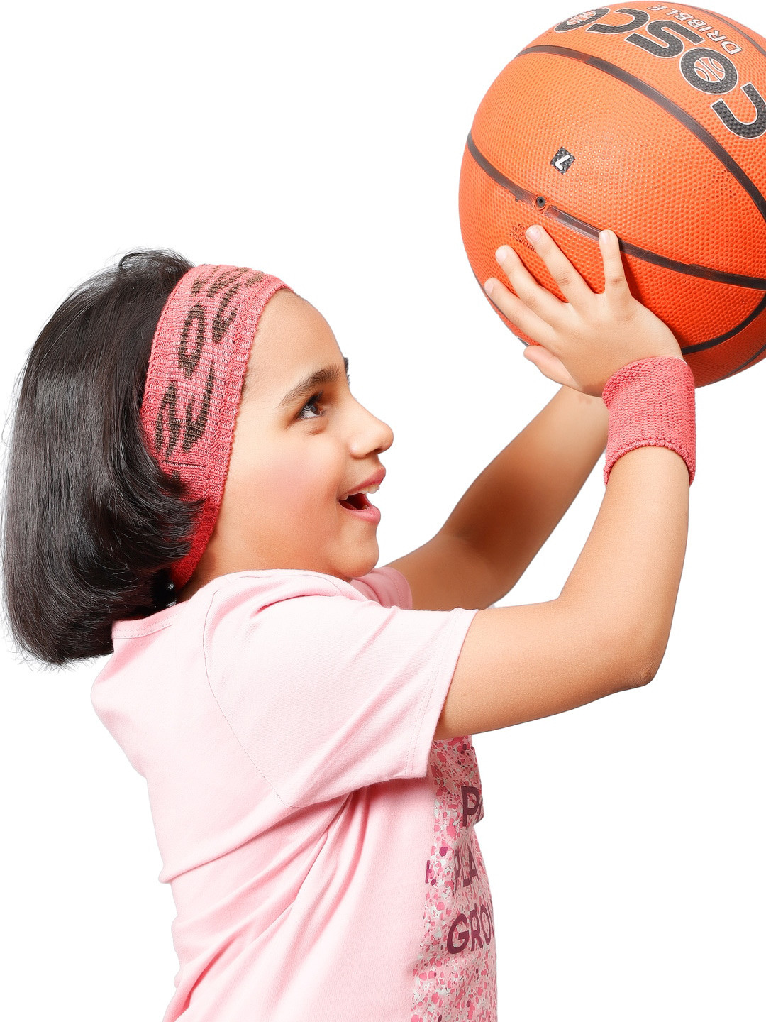 Bharatasya Kids Set Of 2 Sports Stretchable Sweatband And Wristbands