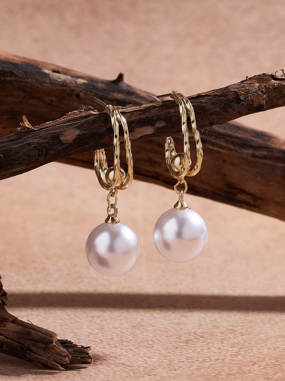 Forever Glam by Pantaloons Spherical Drop Earrings