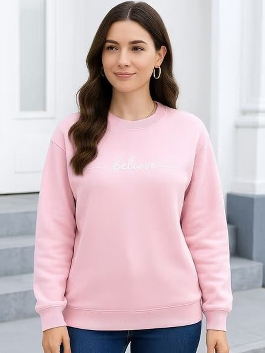 PERSONALITEE Women Printed Sweatshirt