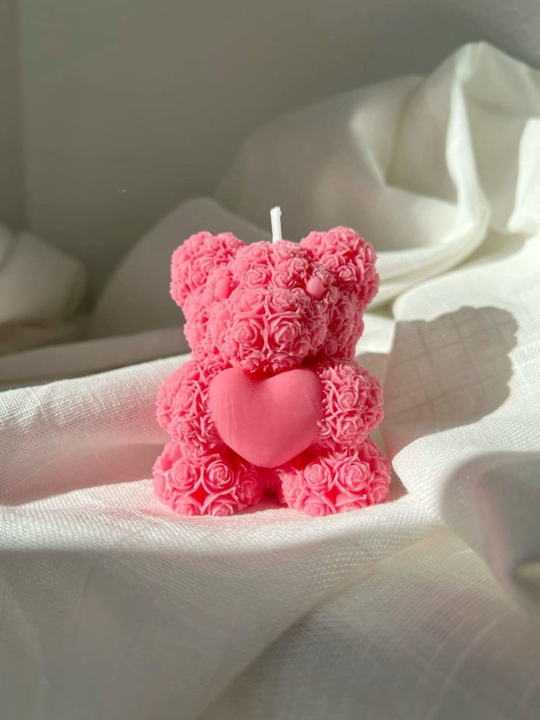 Dainty Little Shop Pink & Cream-Coloured 1 pieces Core Candle