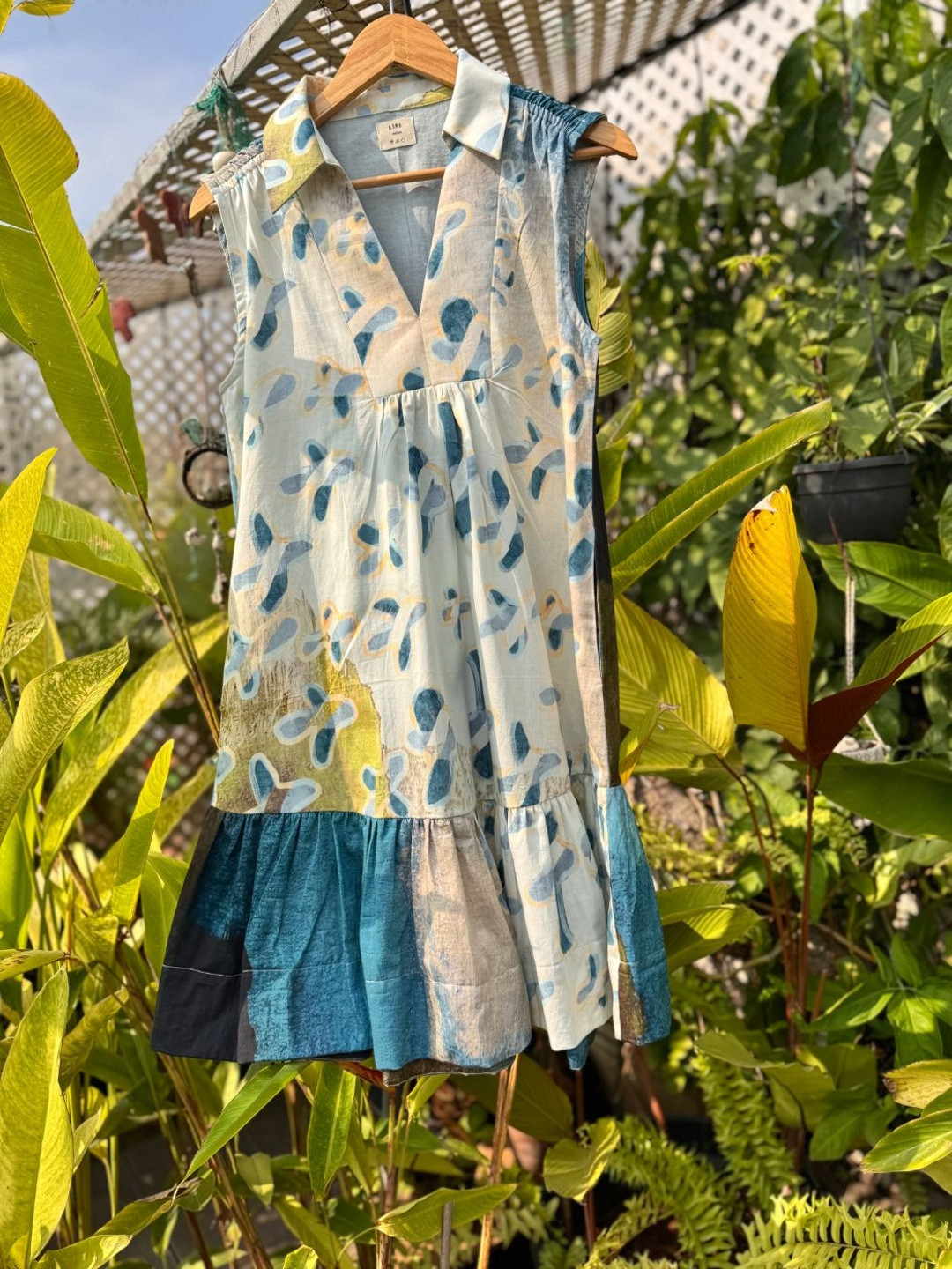 House of Riha Print A-Line Dress