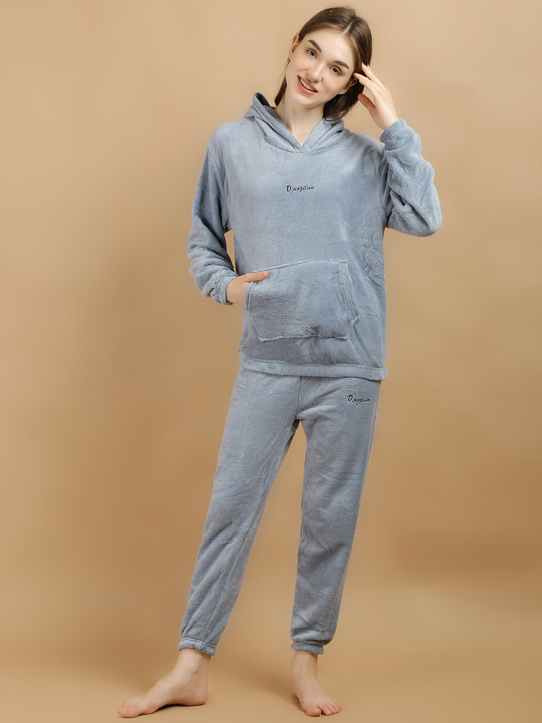 Lugo Women's Blue Trending Co-ords Set