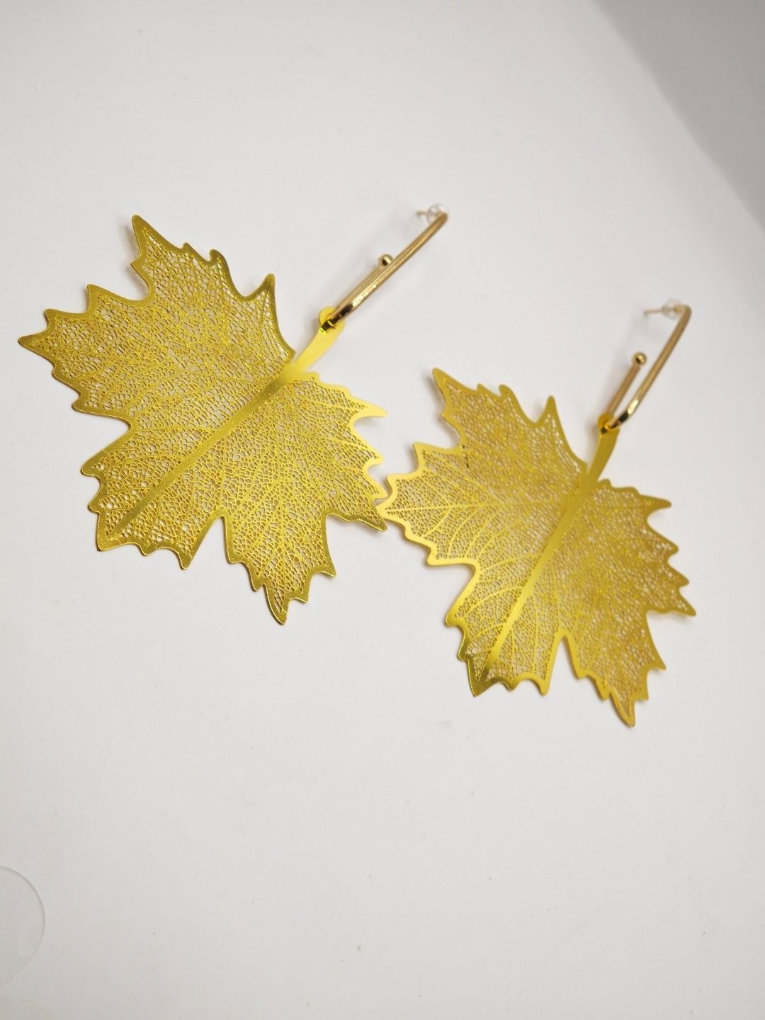 SAPRAA TRENDS Leaf Shaped Drop Earrings