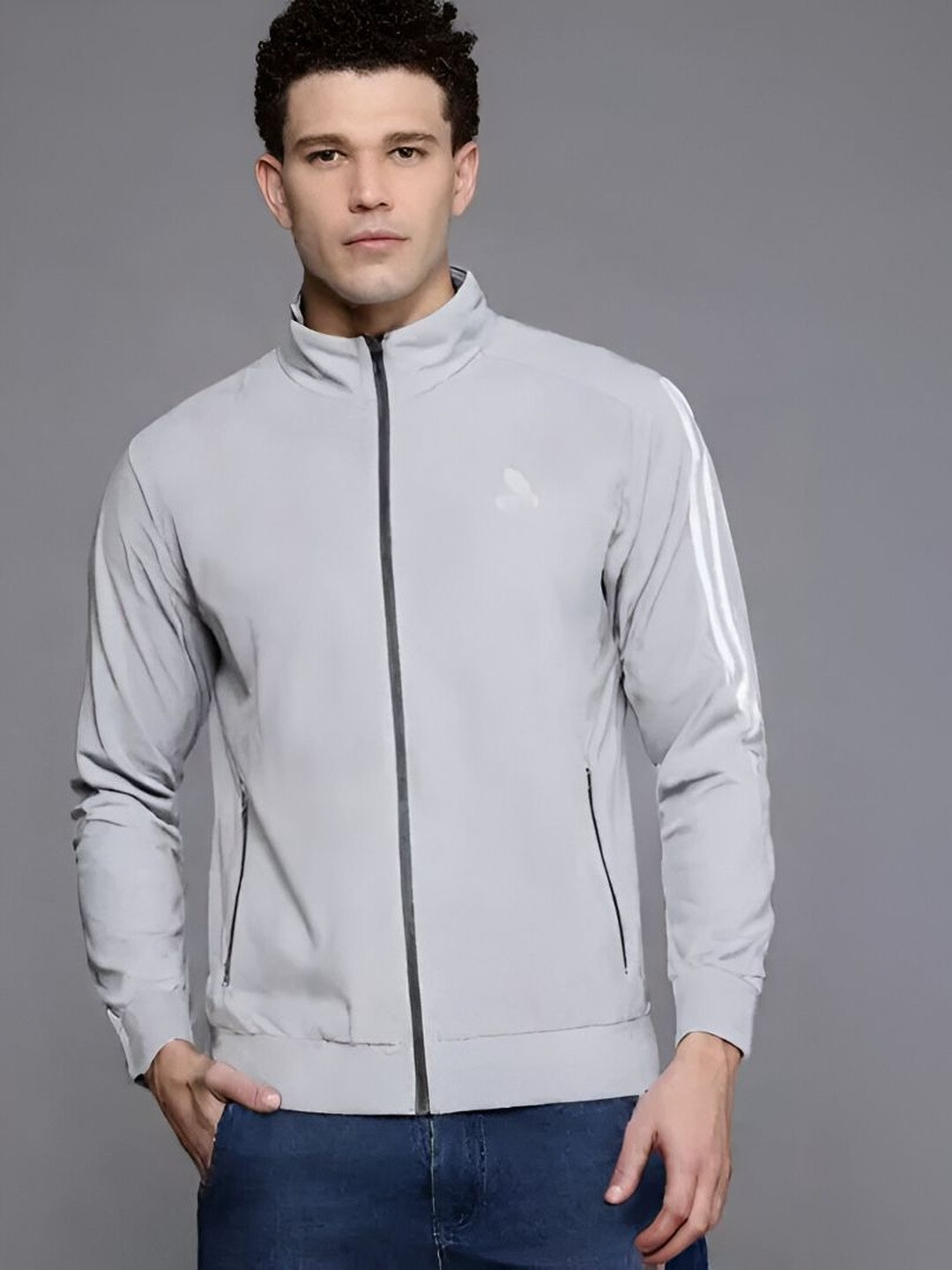 Abaronee Men Colourblocked Lightweight Training or Gym Sporty Jacket