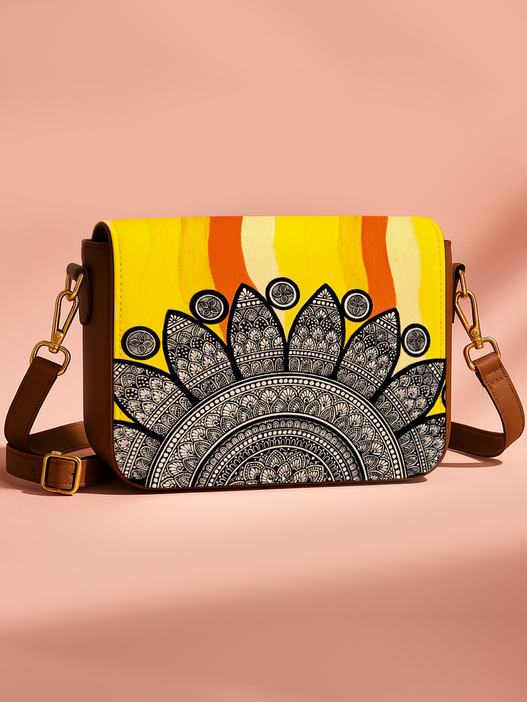 Kalankit Printed Swagger Sling Bag