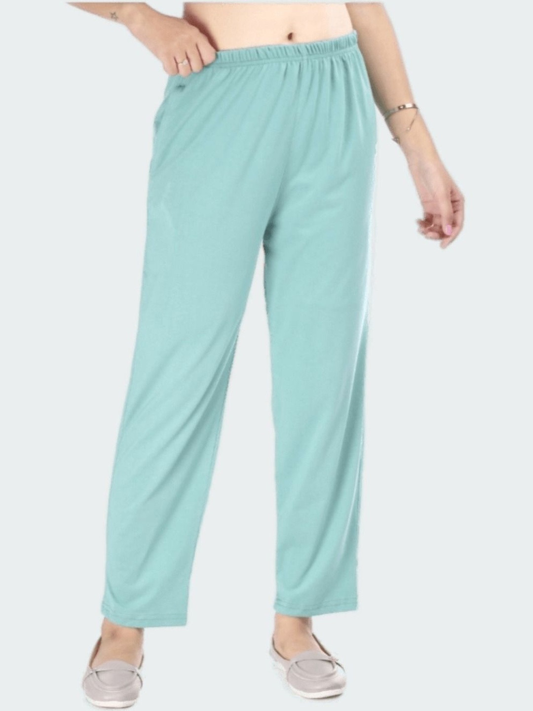 E-MAX Women Mid Rise Lounge Pants