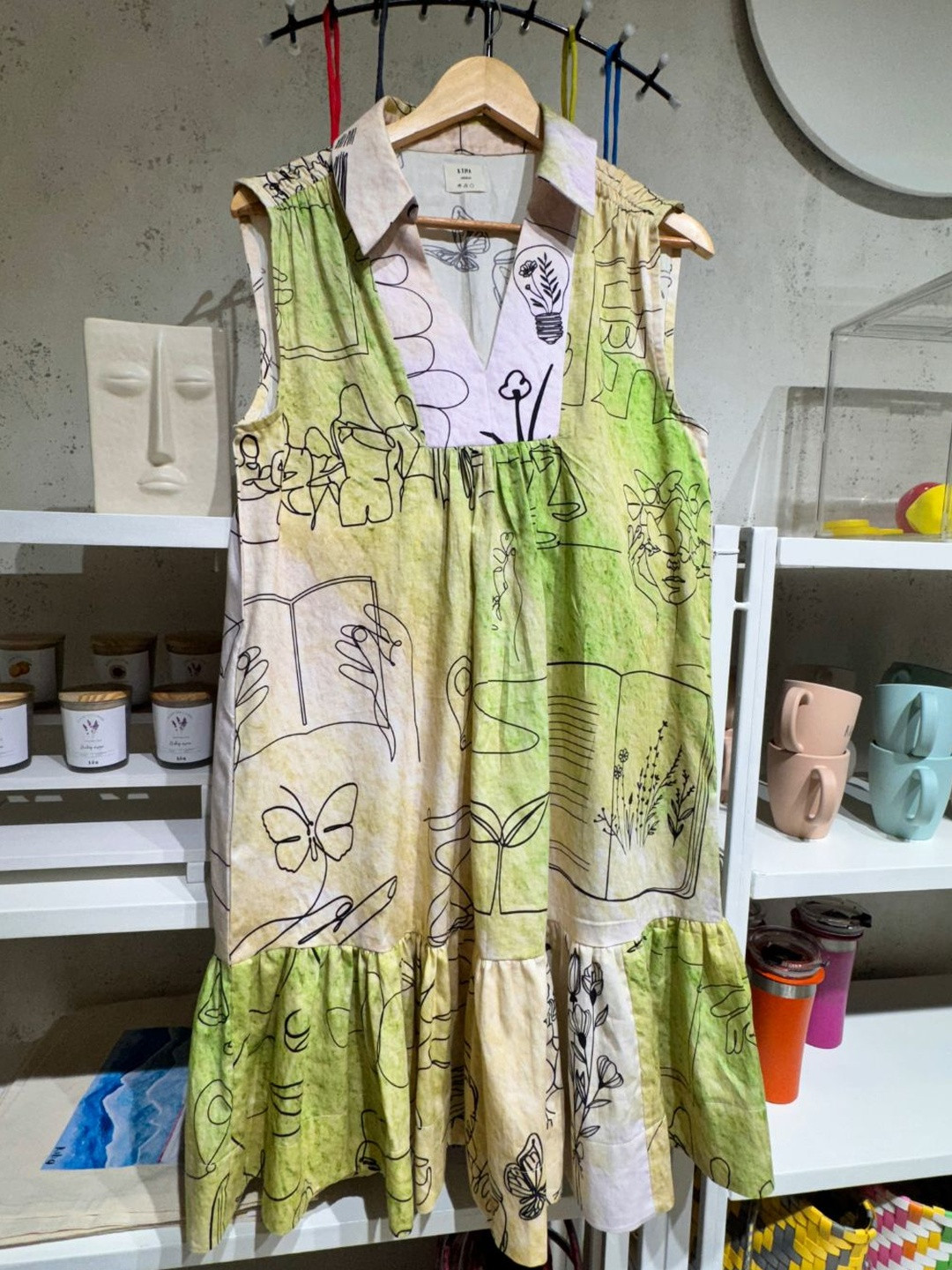House of Riha Print Dress