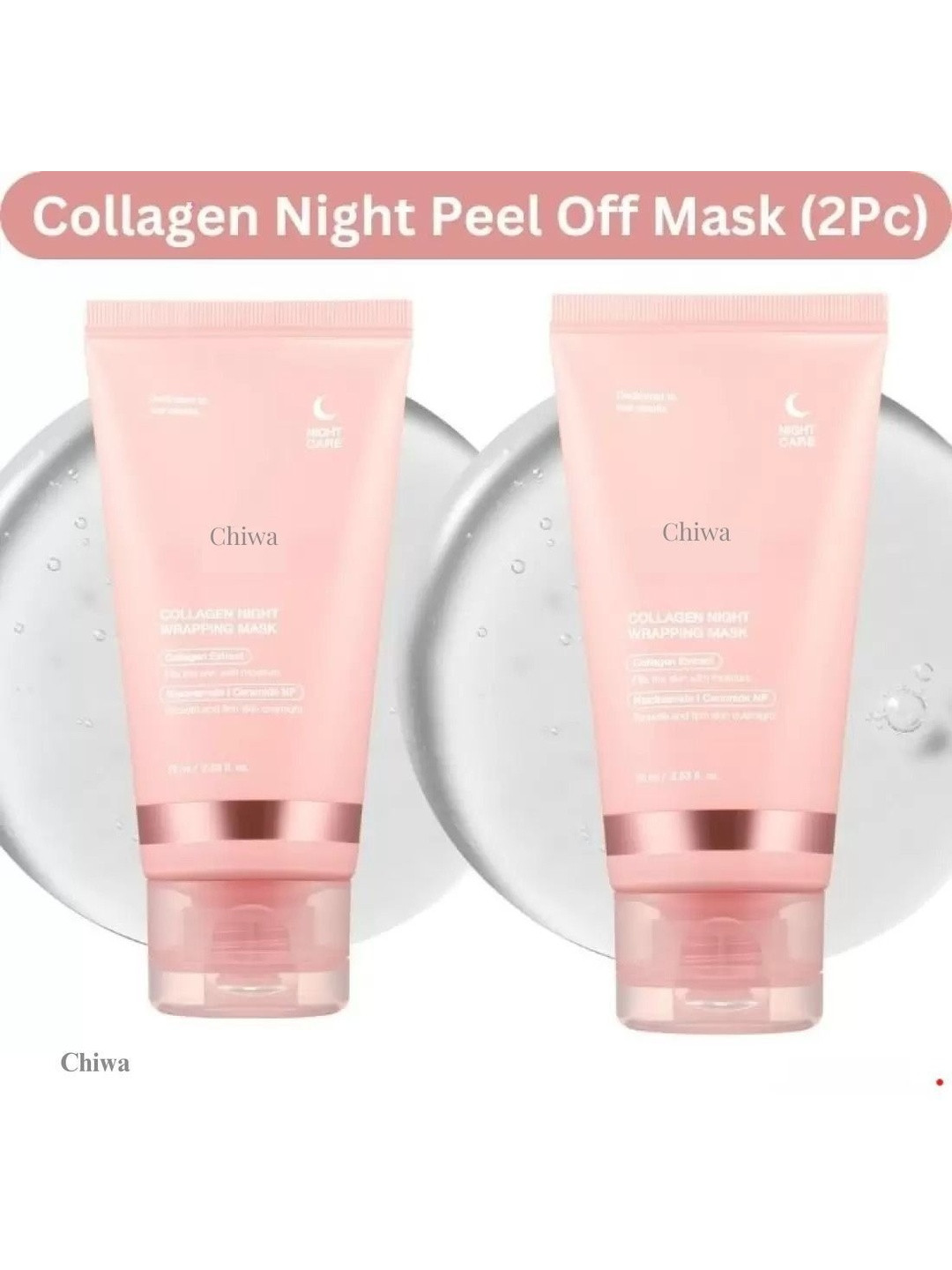 CHIWA Set Of 2 Collagen Night Wrapping Mask - 150 ml Each