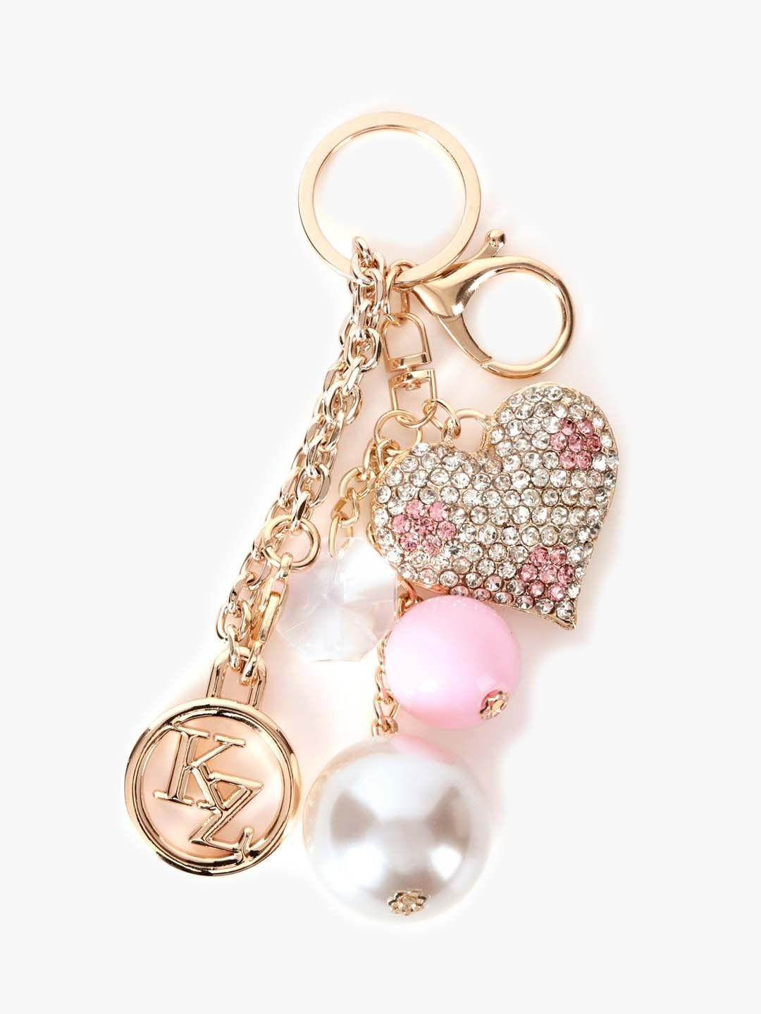 Kazo Crita Studded Heart Bag Charm