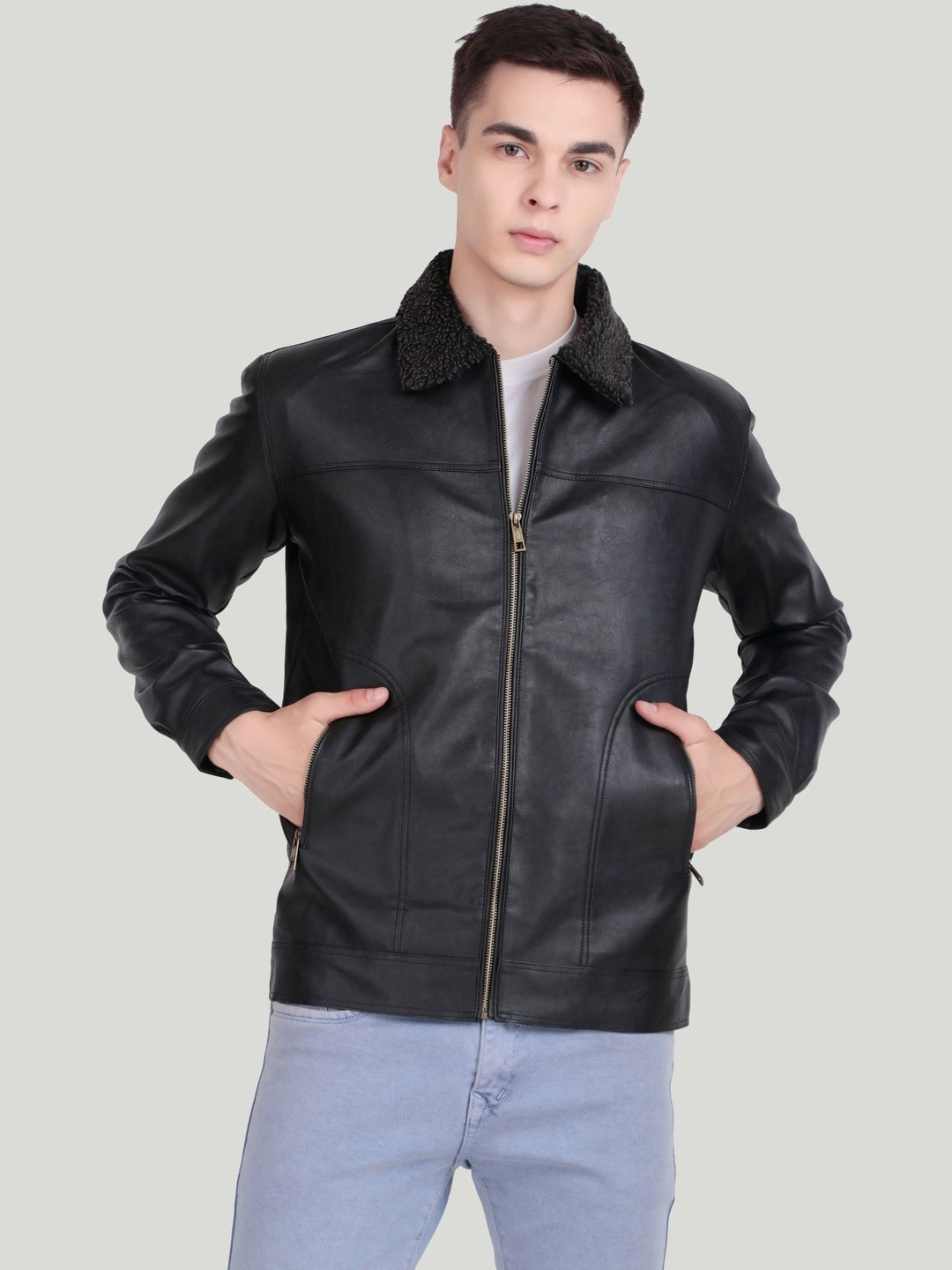Leather Retail Men Leather Jacket